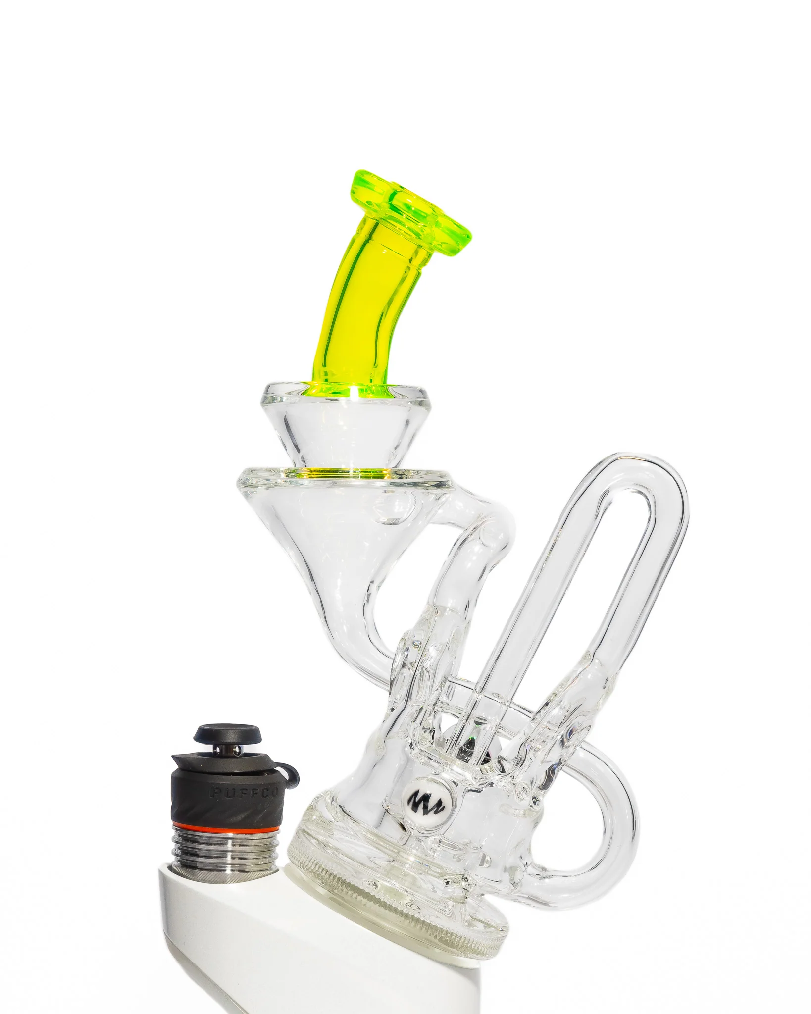 Mac White Glass - Puffco Infinity Recycler - Ion (UV) - Image 6