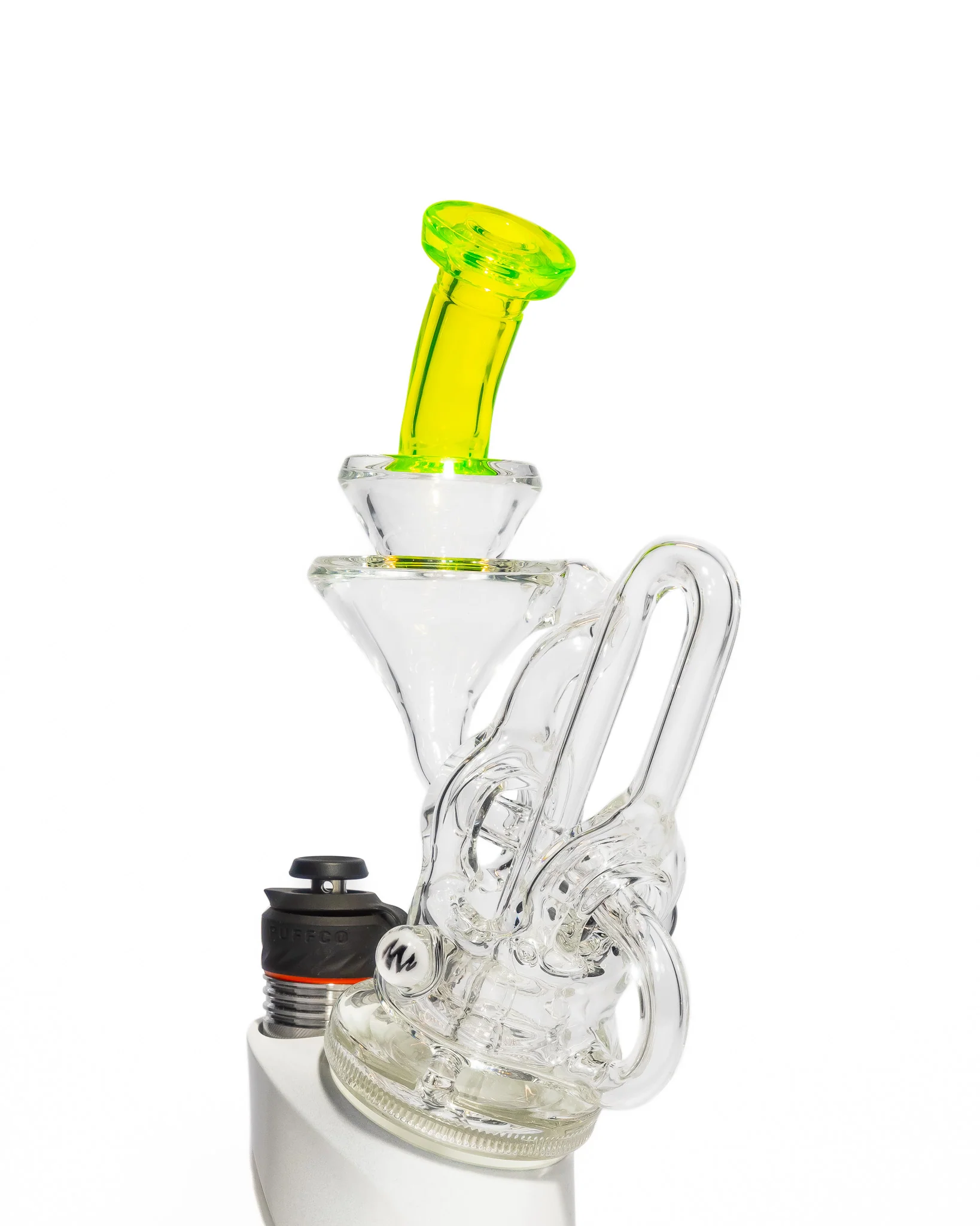 Mac White Glass - Puffco Infinity Recycler - Ion (UV) - Image 7