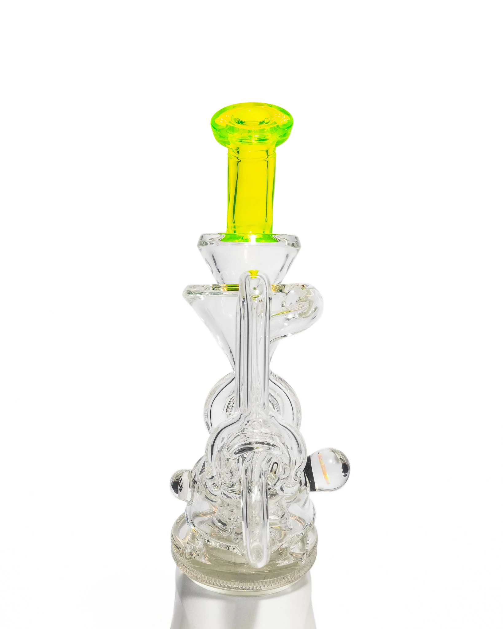 Mac White Glass - Puffco Infinity Recycler - Ion (UV) - Image 8