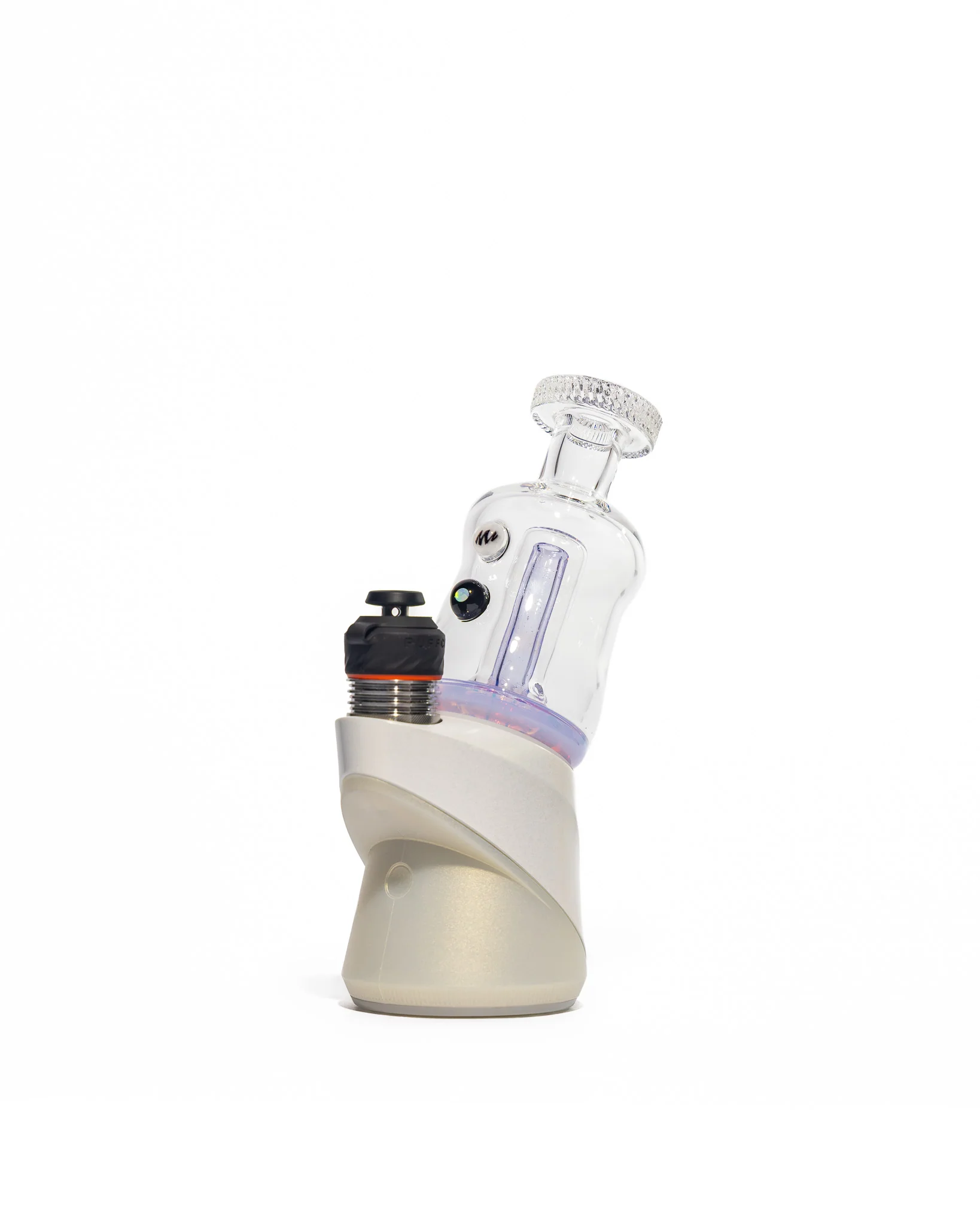 Mac White Glass - Puffco Bubbler Attachment - Lucid (CFL) - Image 11