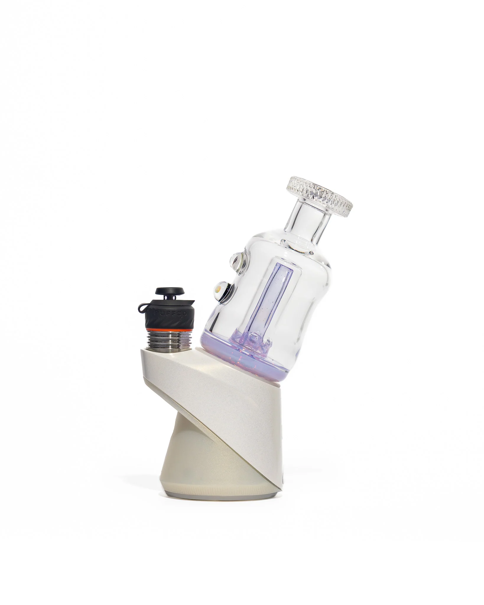 Mac White Glass - Puffco Bubbler Attachment - Lucid (CFL) - Image 4