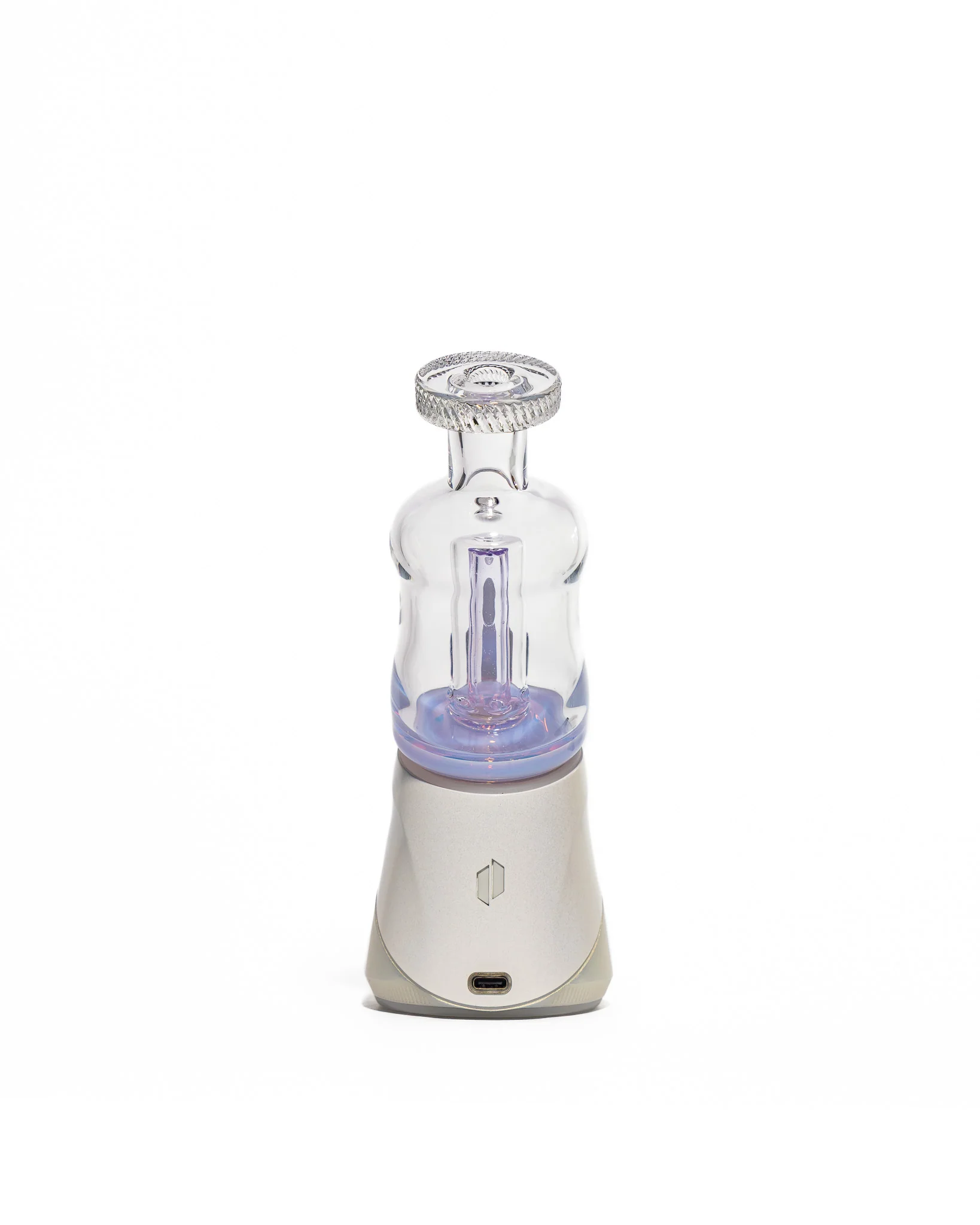 Mac White Glass - Puffco Bubbler Attachment - Lucid (CFL) - Image 6