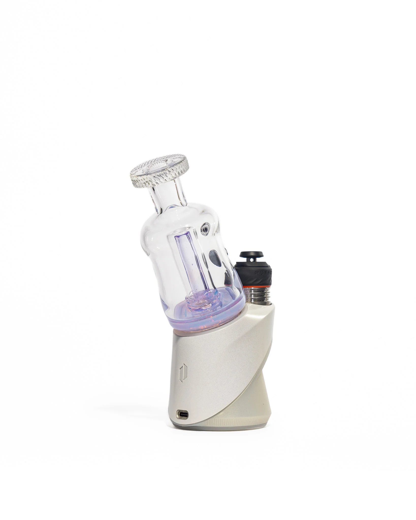 Mac White Glass - Puffco Bubbler Attachment - Lucid (CFL) - Image 7