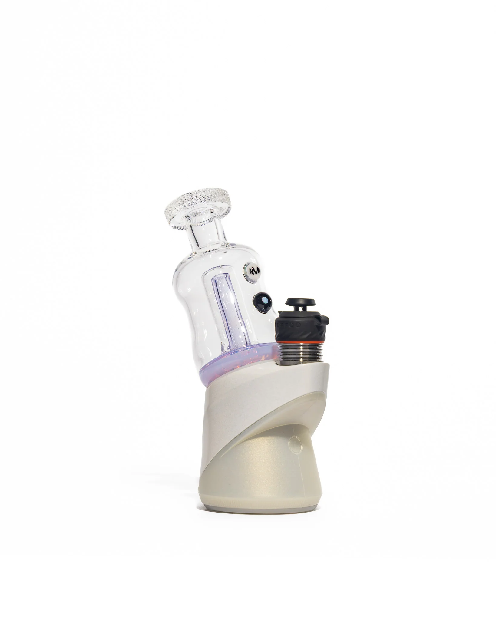 Mac White Glass - Puffco Bubbler Attachment - Lucid (CFL) - Image 9