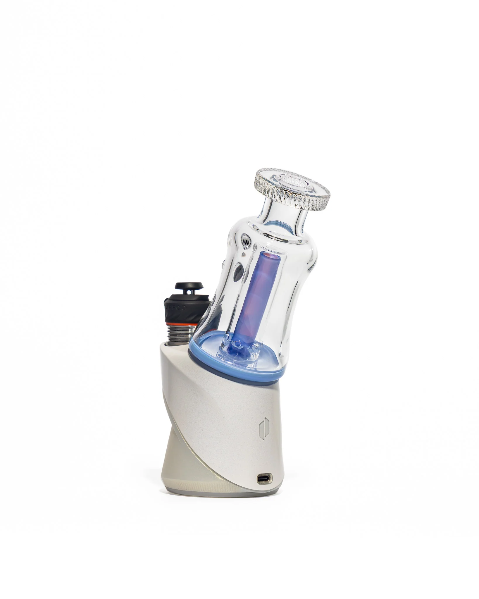 Mac White Glass - Puffco Bubbler Attachment - Opal Skyline - Image 4