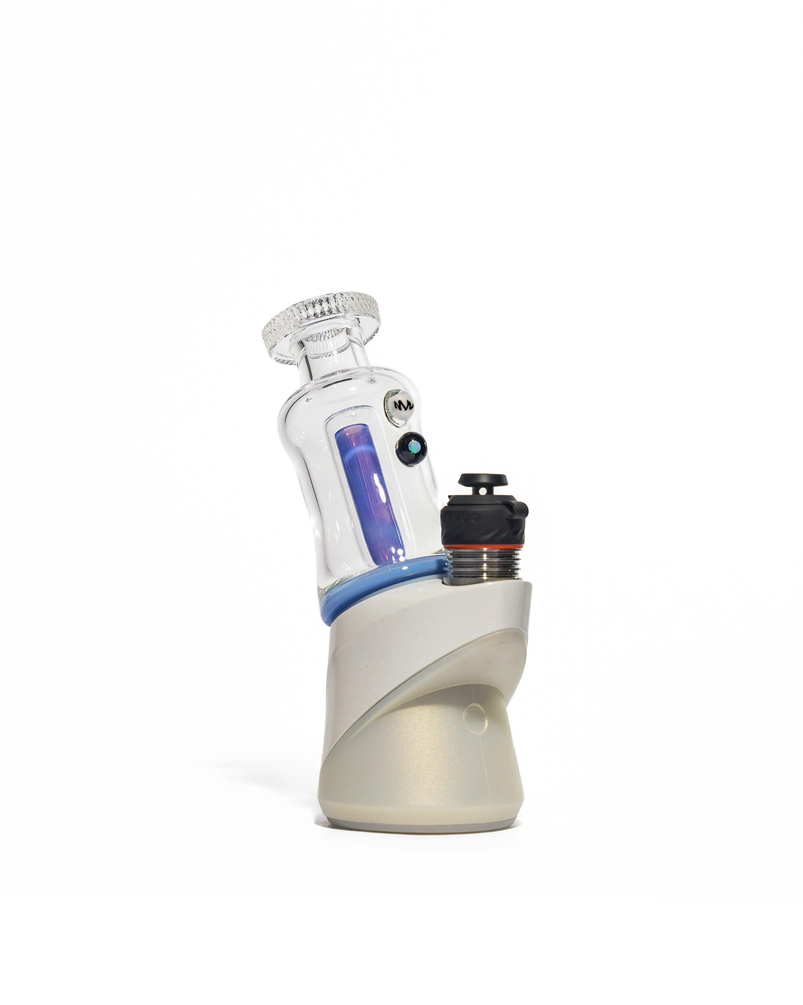 Mac White Glass - Puffco Bubbler Attachment - Opal Skyline - Image 8
