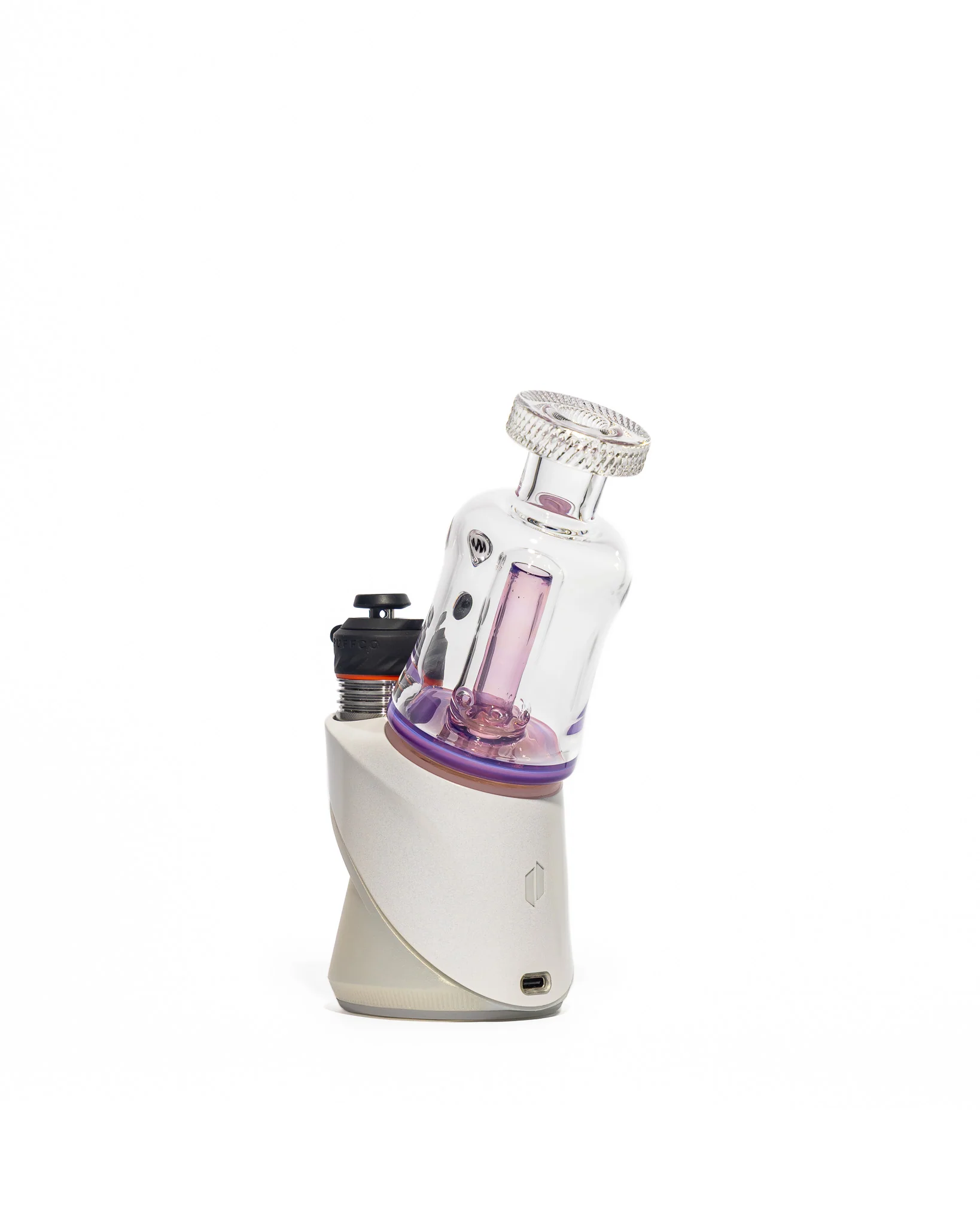 Mac White Glass - Puffco Bubbler Attachment - Stargazer - Image 4
