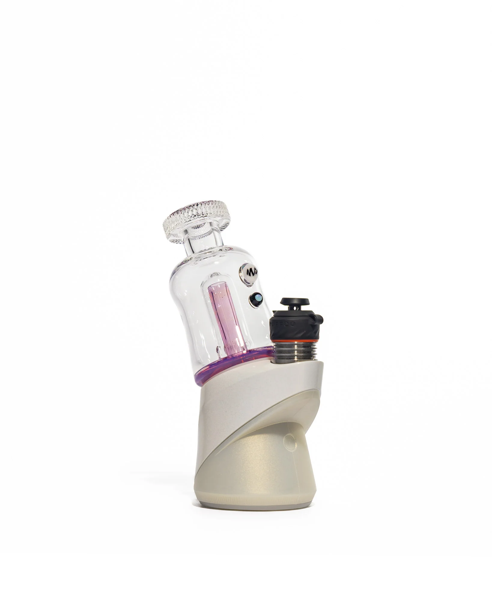 Mac White Glass - Puffco Bubbler Attachment - Stargazer - Image 8