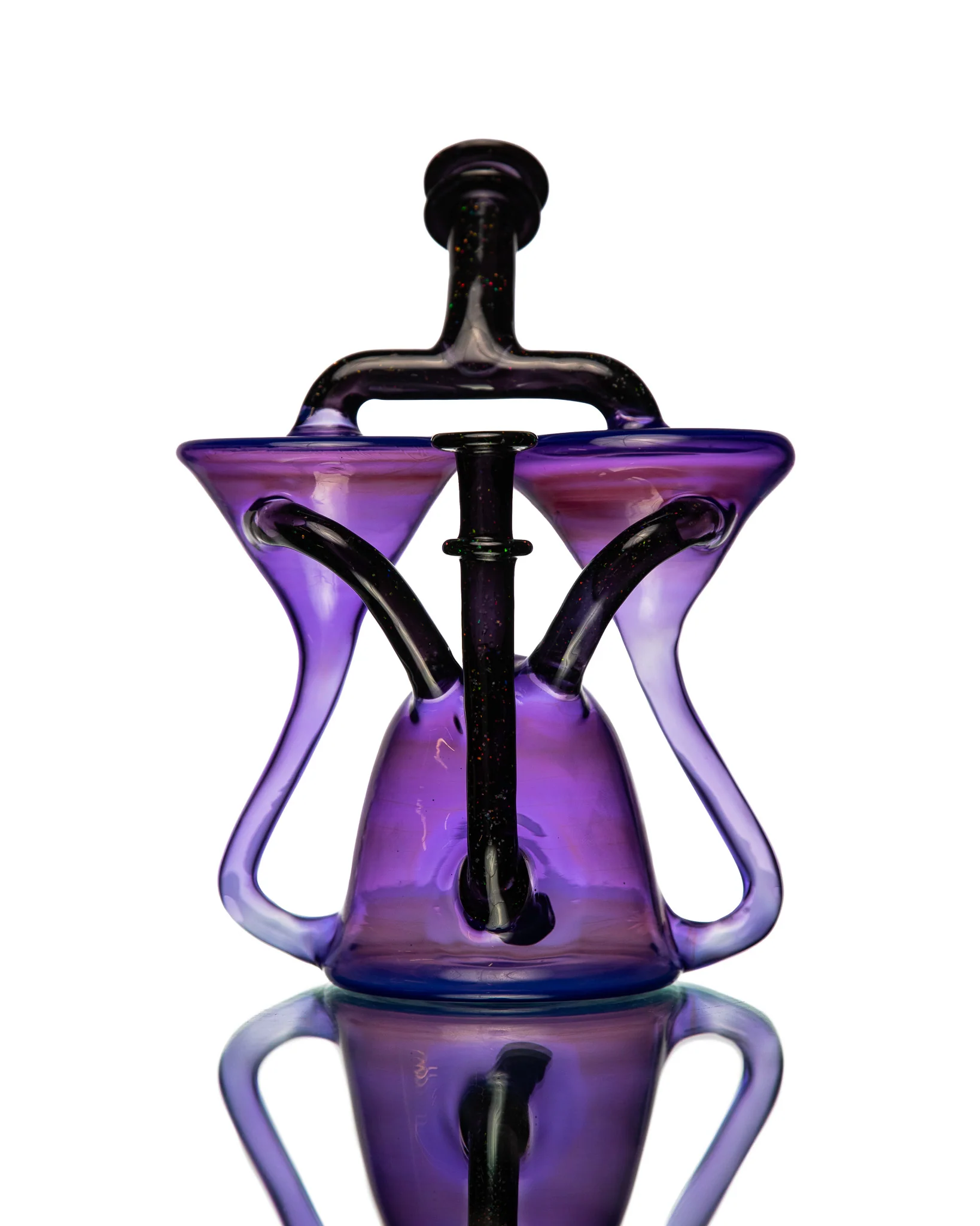 ManChild Glass - Double Spinner - Empire & Jet Black (Crushed Opal) - Image 5