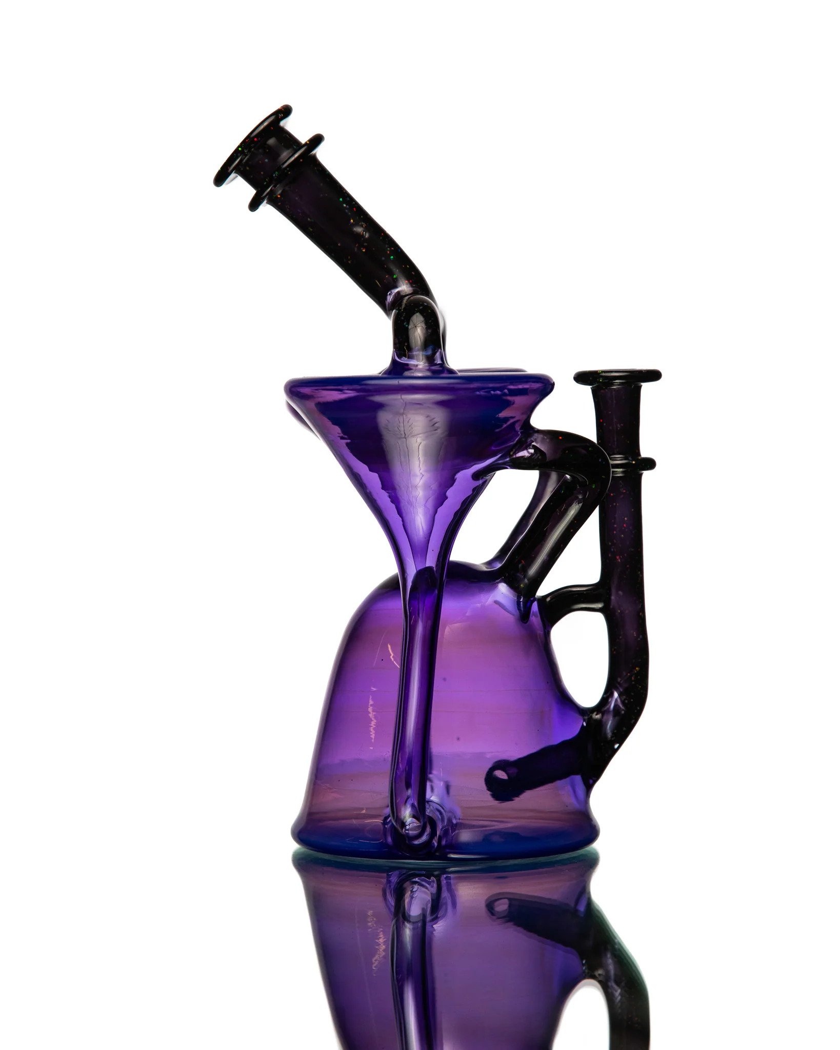 ManChild Glass - Double Spinner - Empire & Jet Black (Crushed Opal) - Image 7