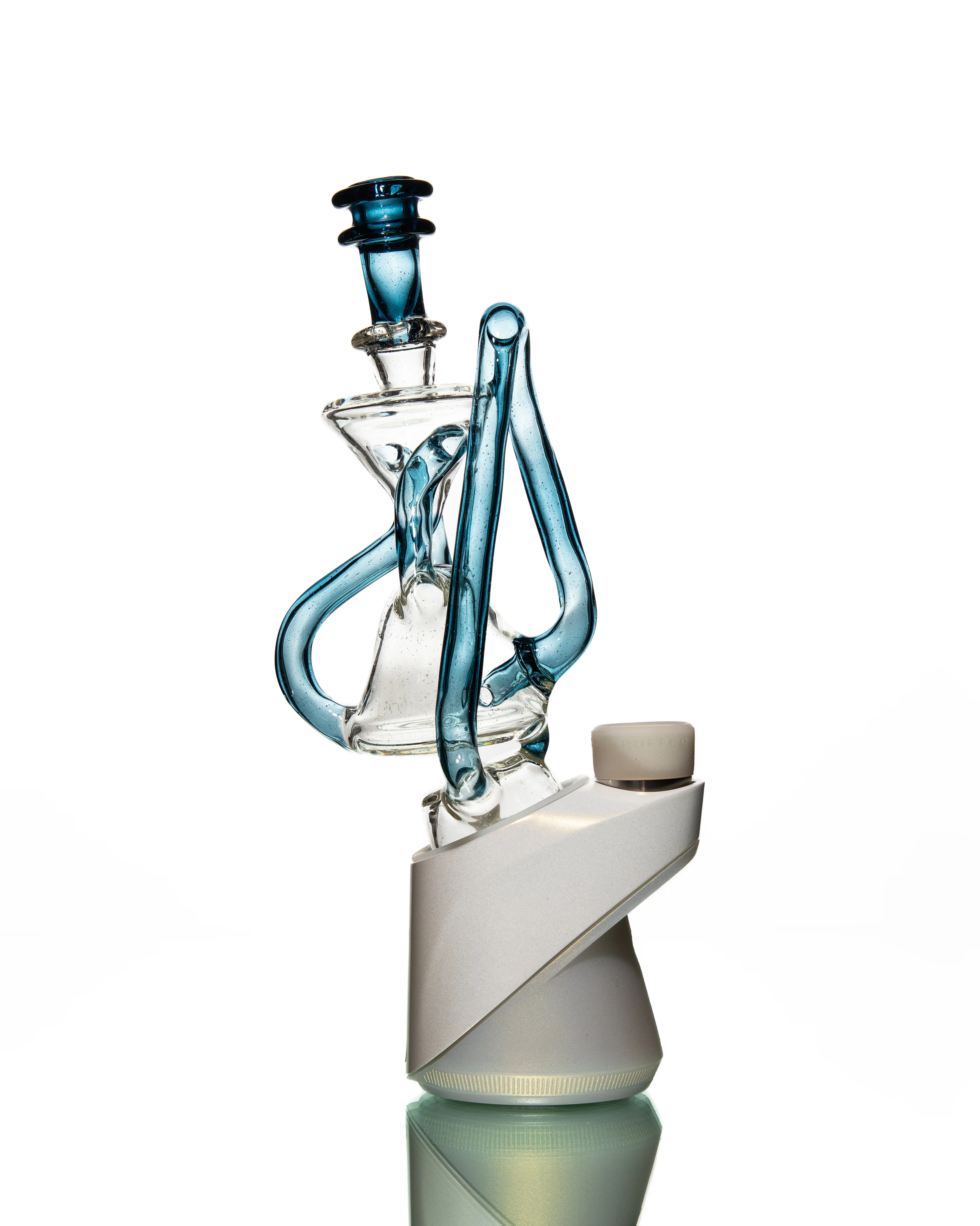 ManChild Glass - Puffco Duel Floater - Lucy & Atomic Stardust (UV) - Image 4