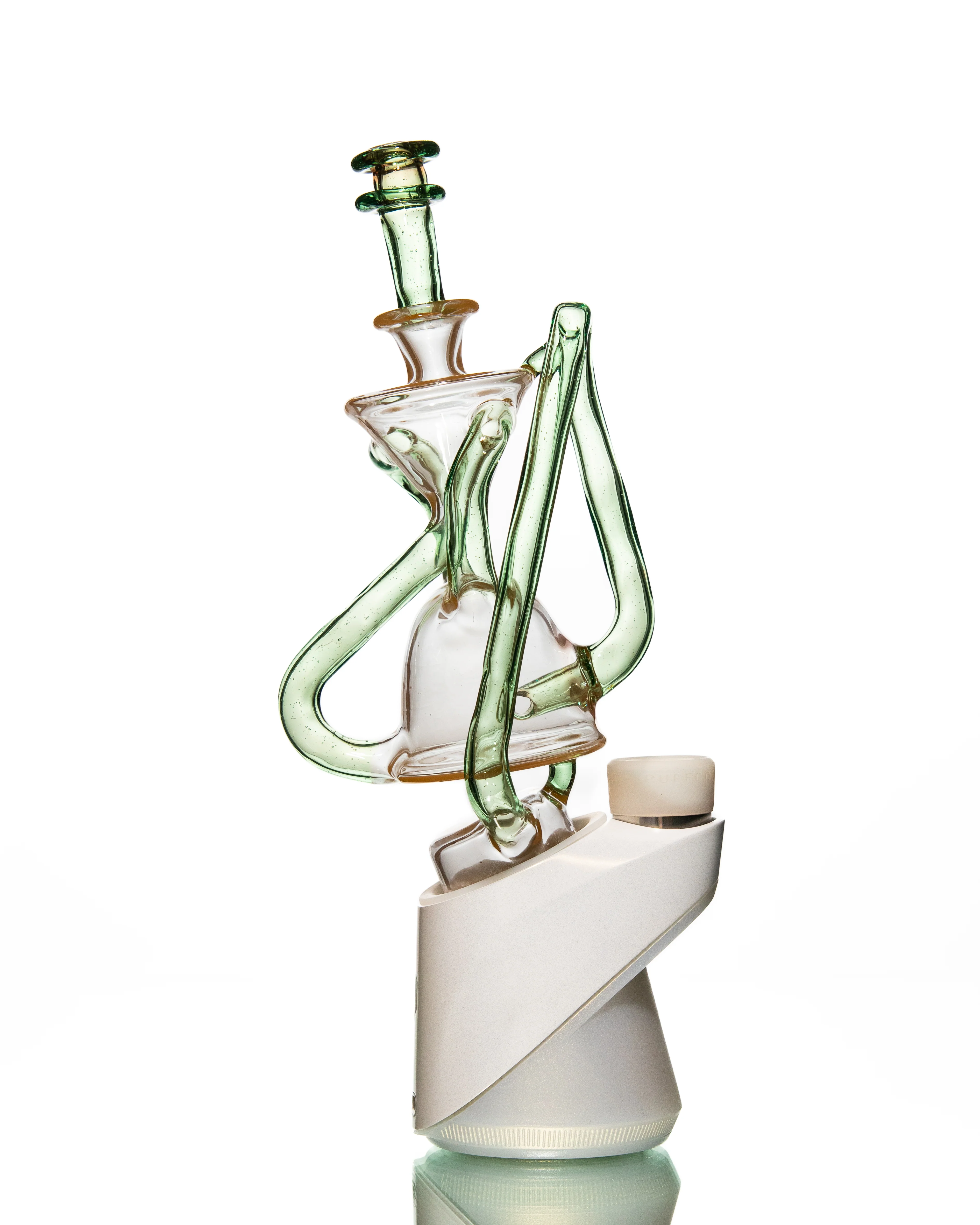 ManChild Glass - Puffco Duel Floater - Peach & Hydra (CFL) - Image 3