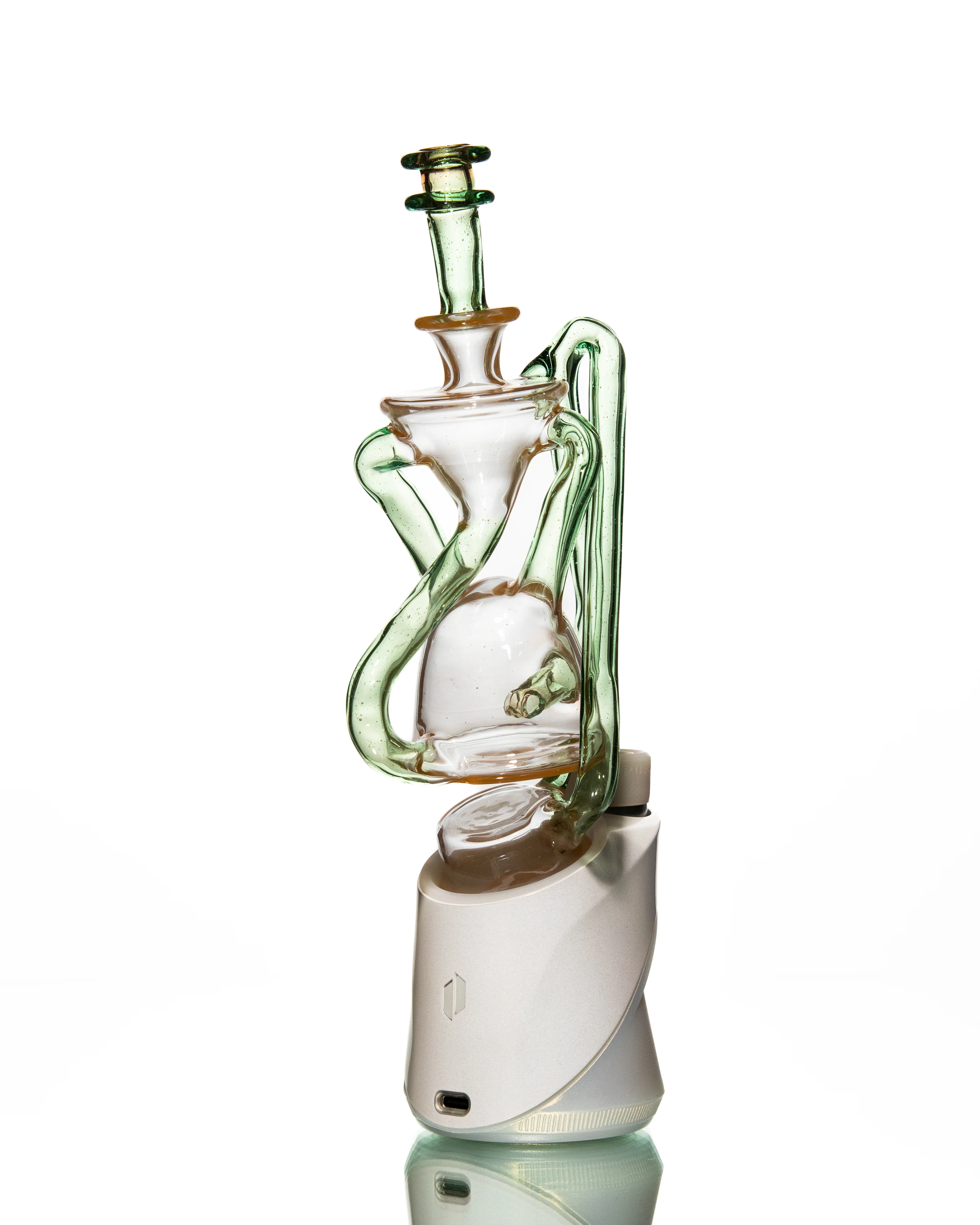 ManChild Glass - Puffco Duel Floater - Peach & Hydra (CFL) - Image 7