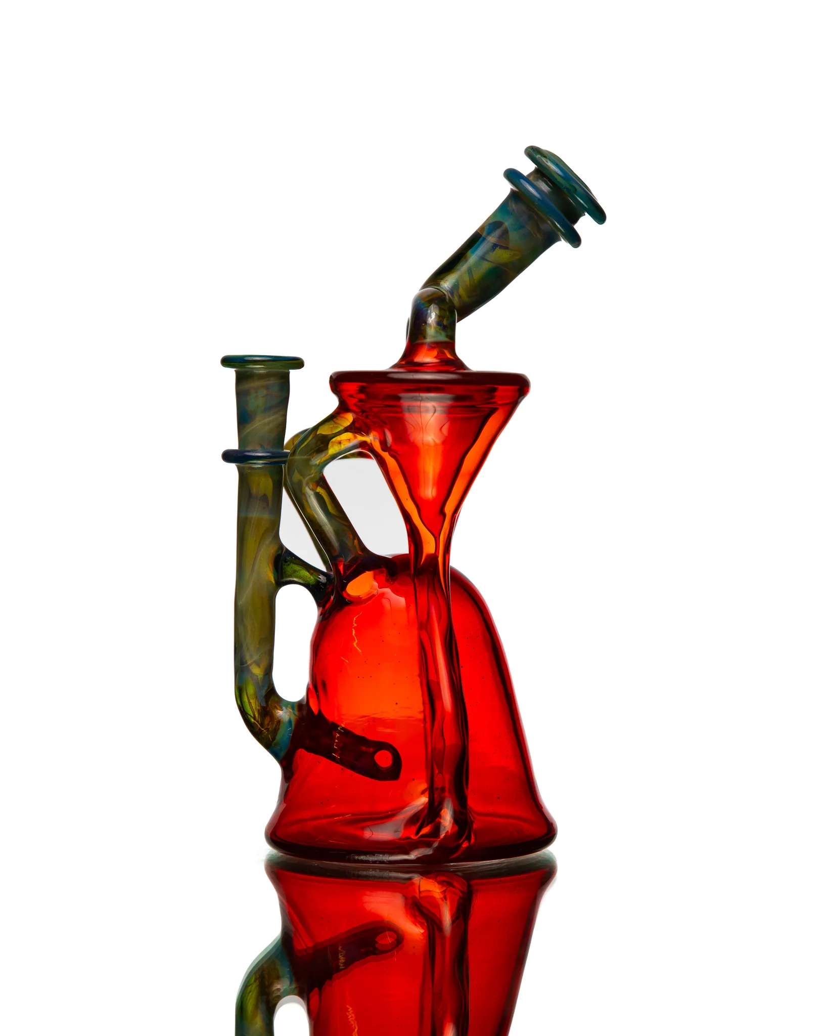 ManChild Glass -  Double Spinner - Orange Elvis & I.O. Star - Image 3