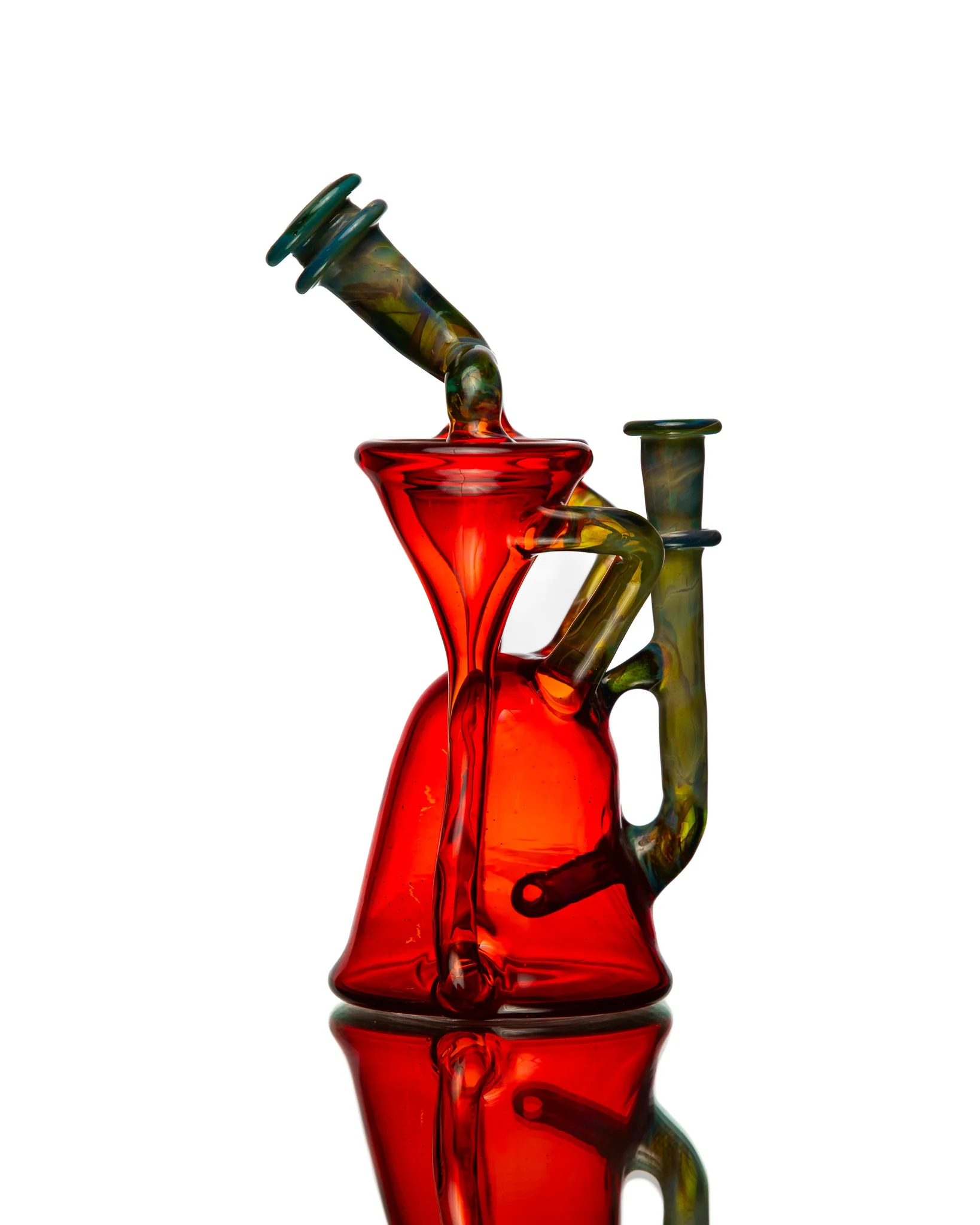 ManChild Glass -  Double Spinner - Orange Elvis & I.O. Star - Image 7