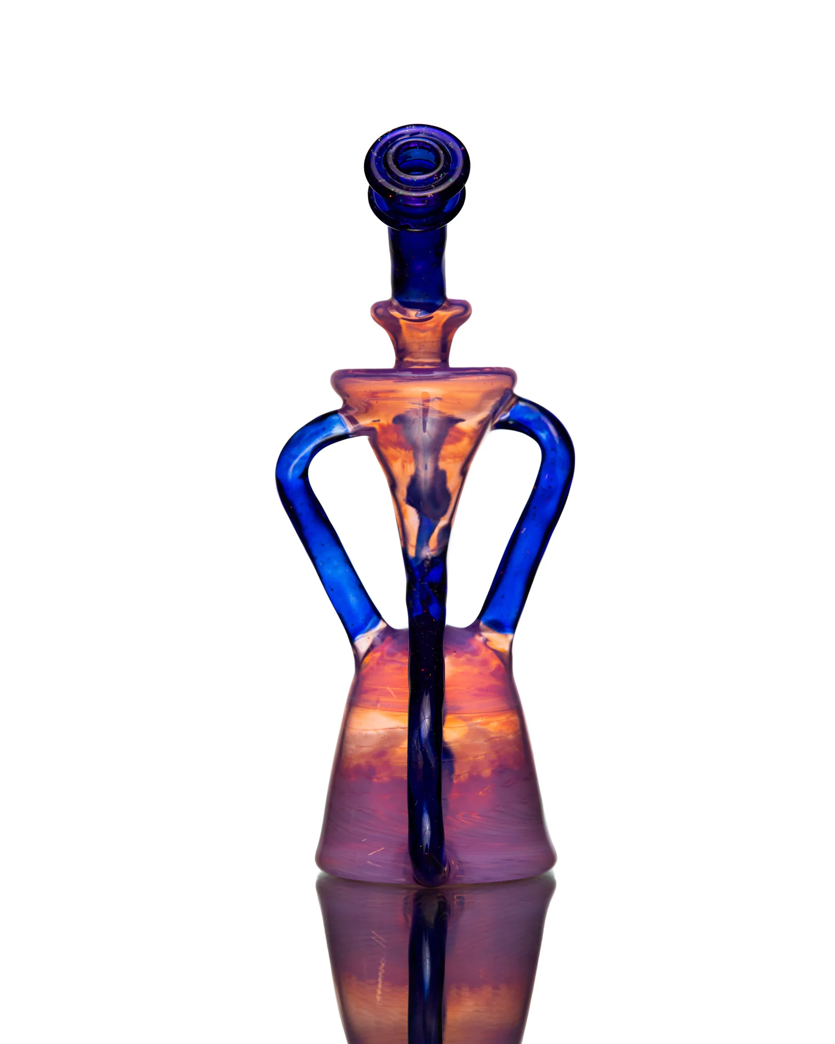ManChild Glass - Duel Uptake - Rose Quartz & Cobalt (Crushed Opal) - Image 3