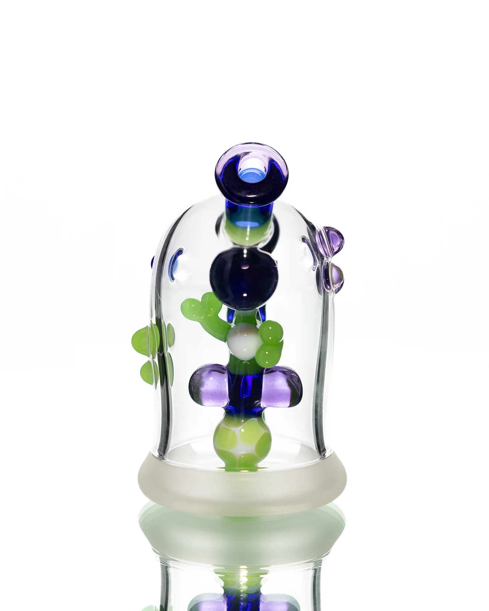 Mitzel Glass - Green/Blue Trapped Yoshi #267 - Image 2
