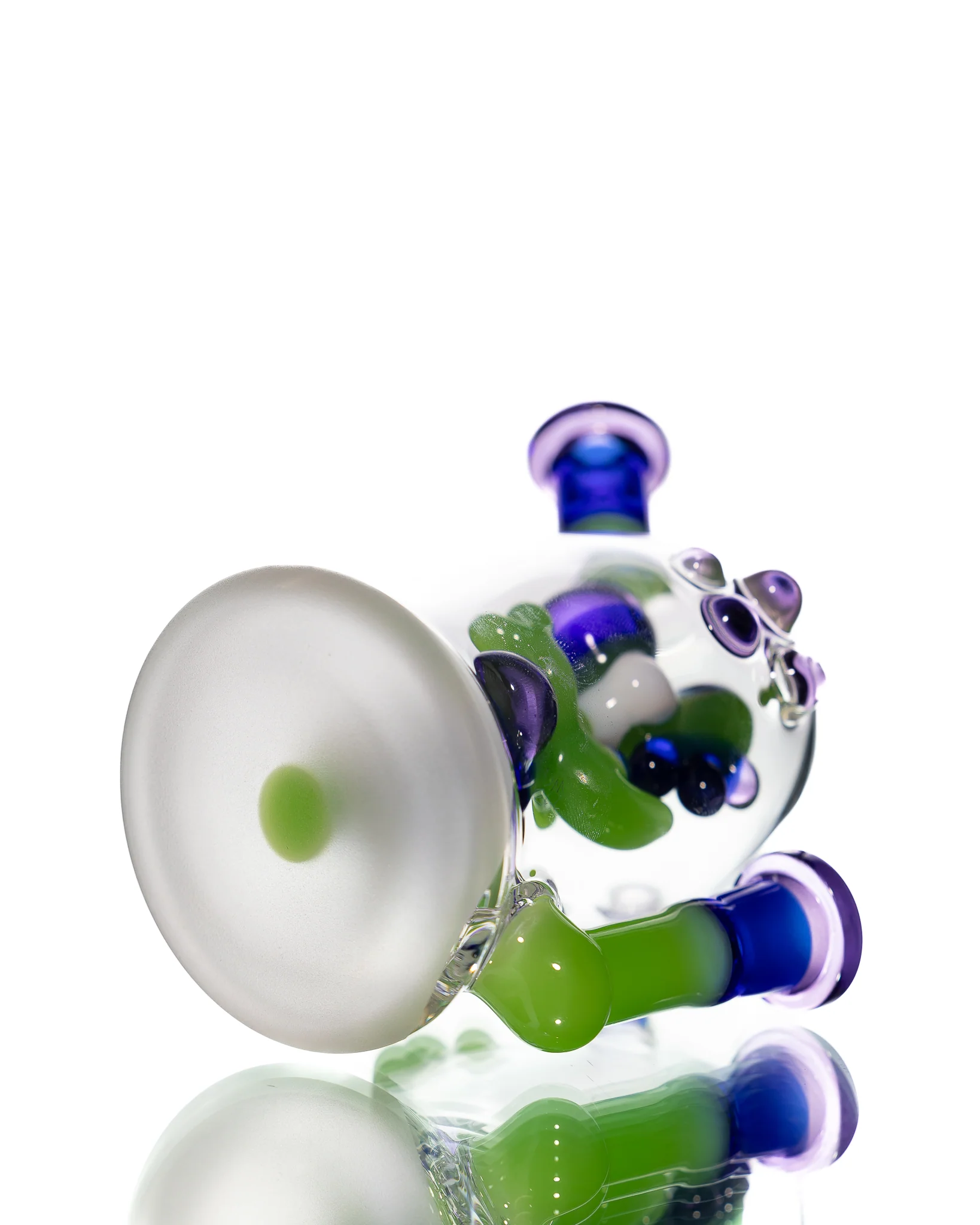 Mitzel Glass - Green/Blue Trapped Yoshi #267 - Image 5