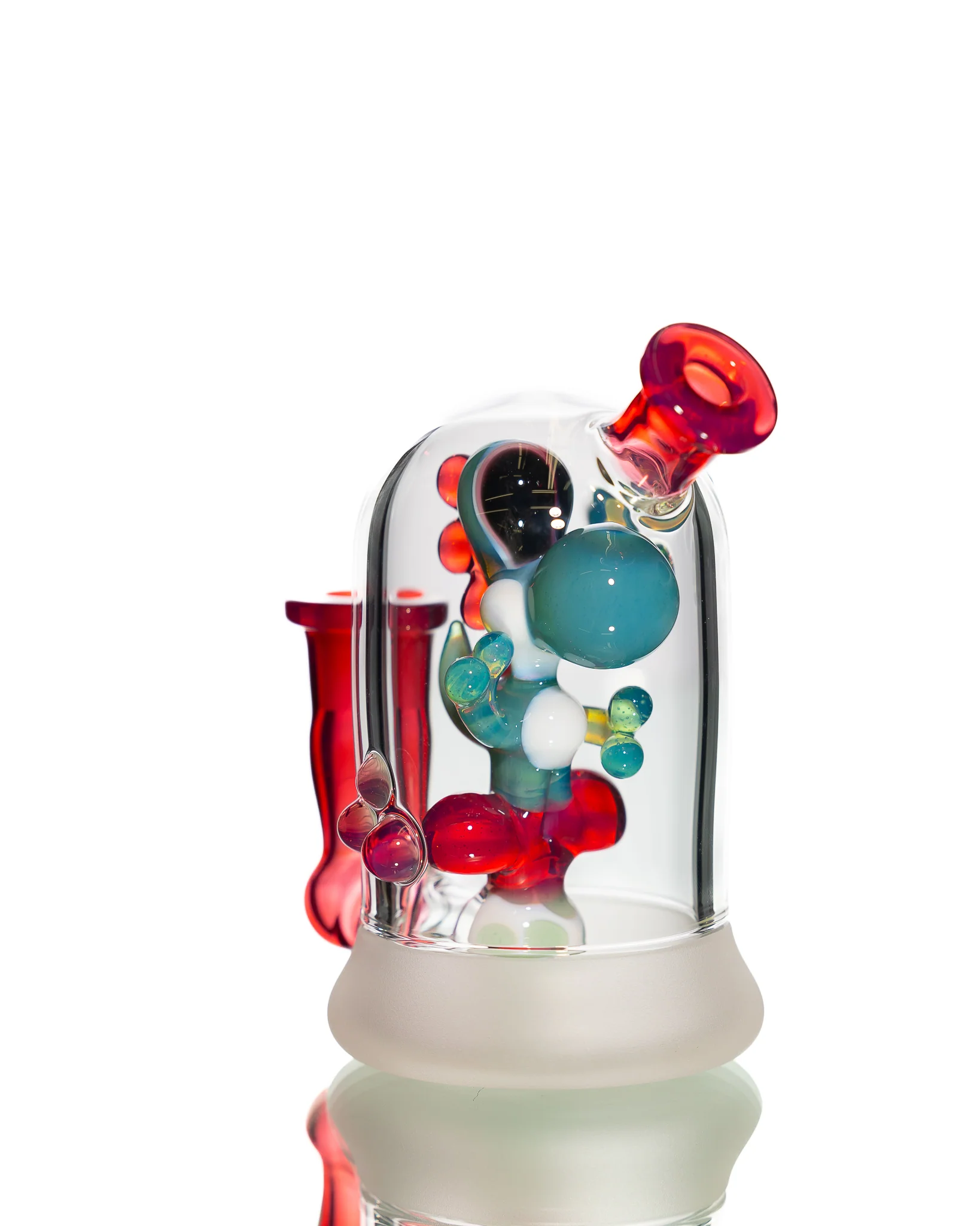 Mitzel Glass - Blue/Pink Trapped Yoshi #268 - Image 2