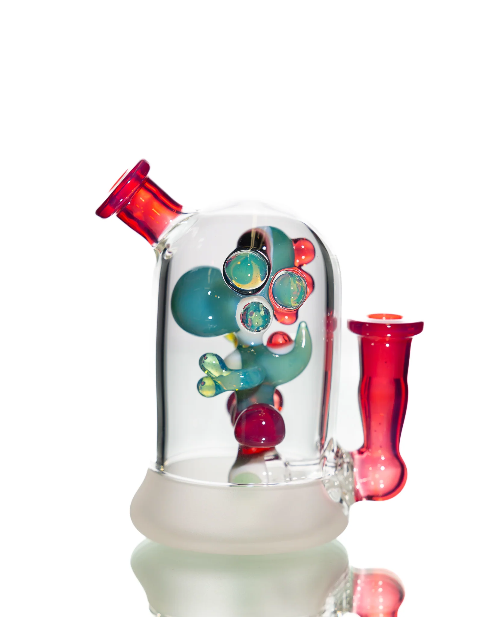 Mitzel Glass - Blue/Pink Trapped Yoshi #268 - Image 4