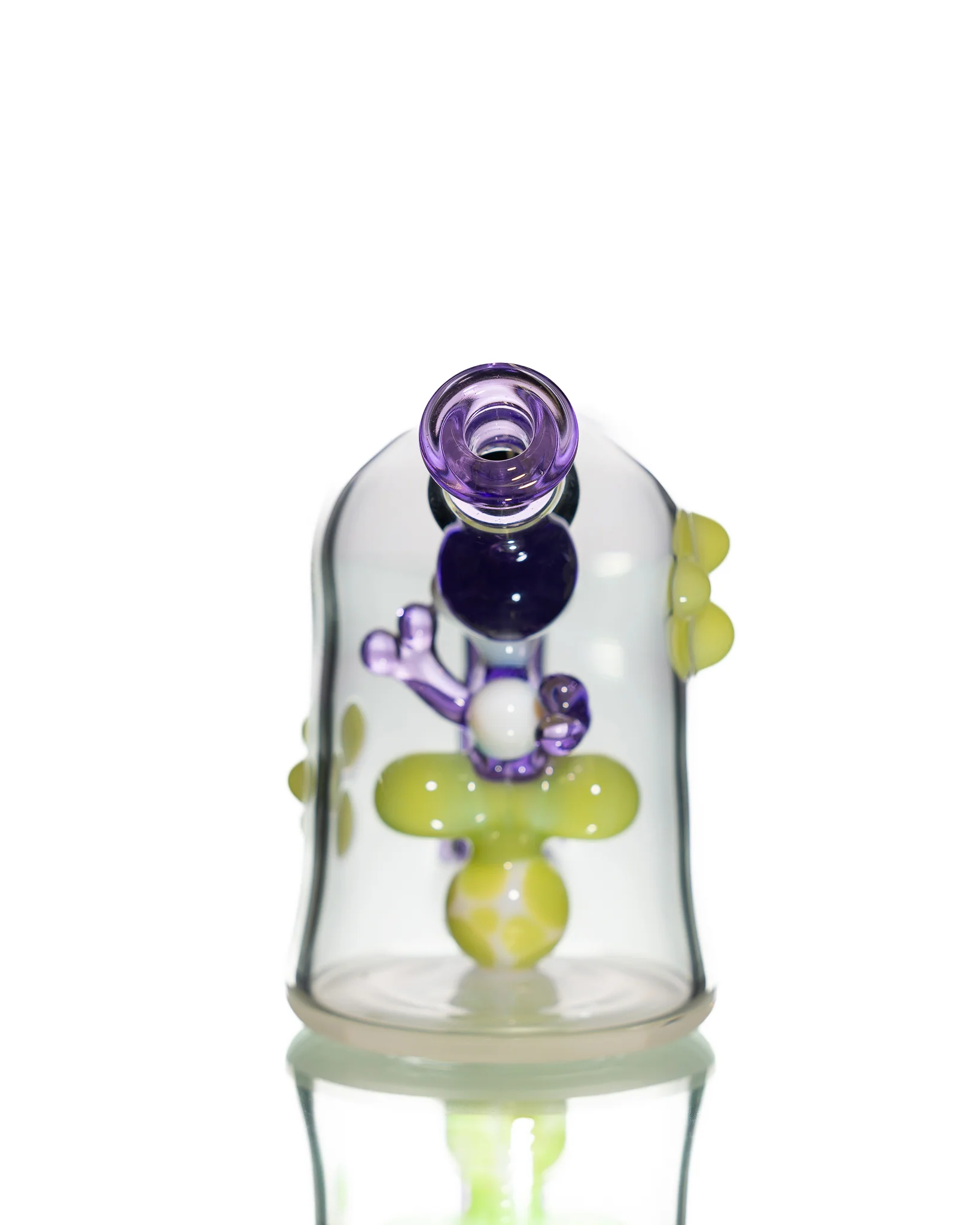Mitzel Glass - Purple/Green Trapped Yoshi  #270 - Image 2