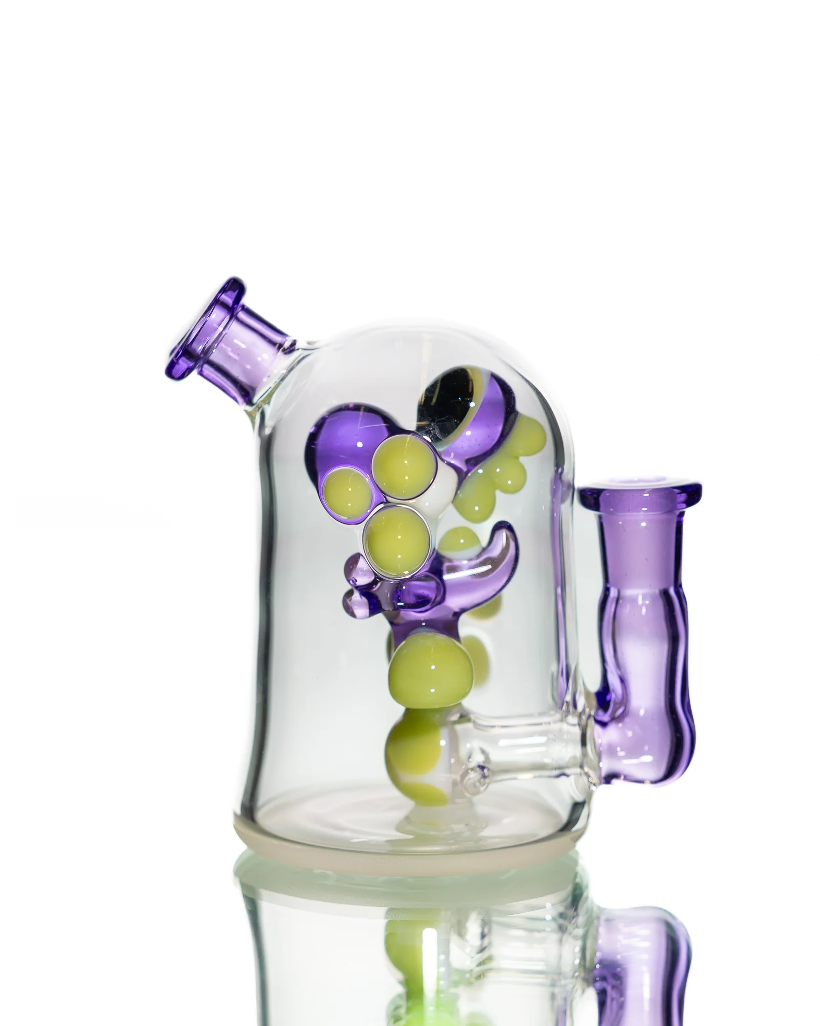 Mitzel Glass - Purple/Green Trapped Yoshi  #270 - Image 3