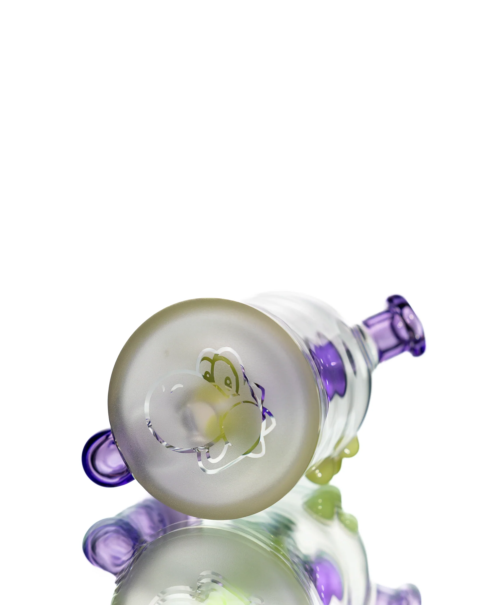 Mitzel Glass - Purple/Green Trapped Yoshi  #270 - Image 5
