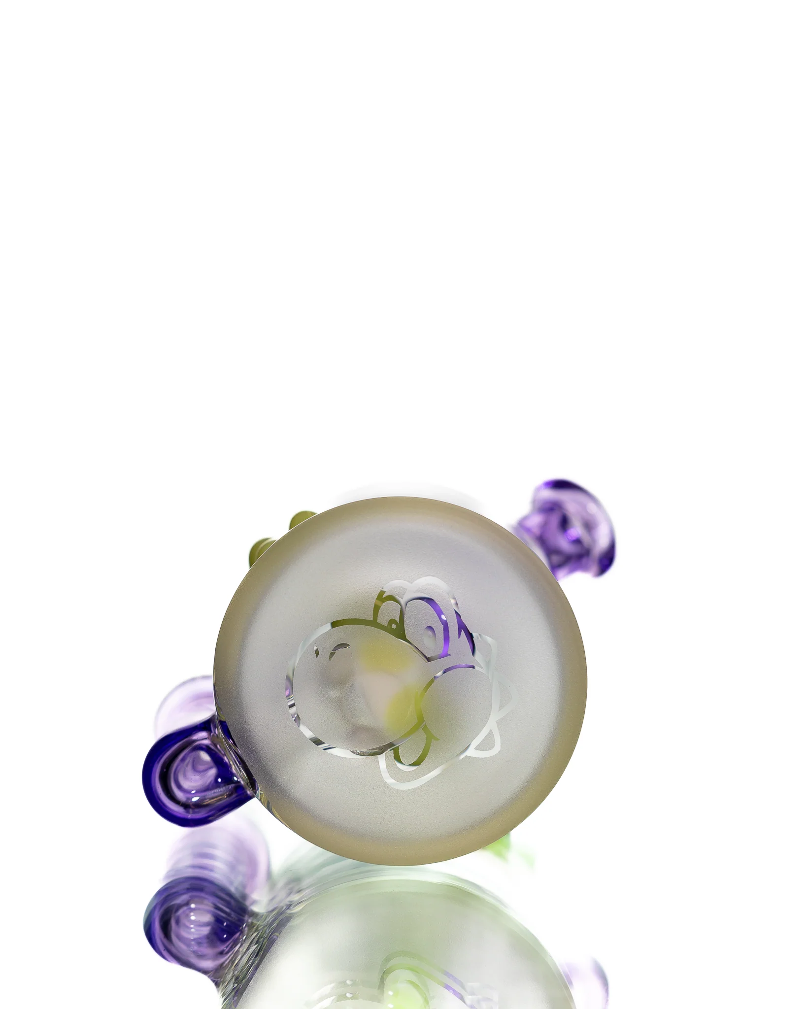 Mitzel Glass - Purple/Green Trapped Yoshi  #270 - Image 6
