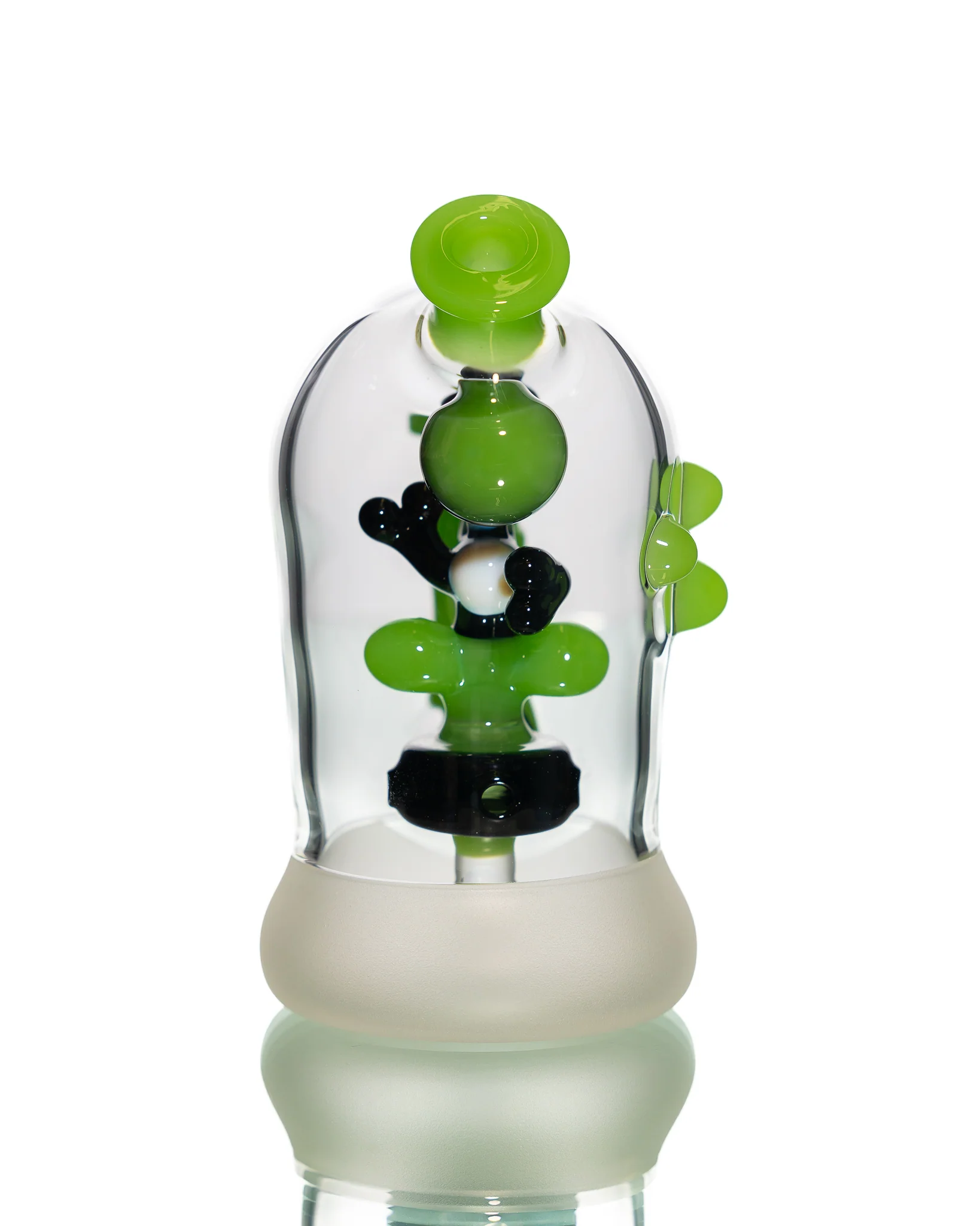 Mitzel Glass - Black/Green Trapped Yoshi #272 - Image 2