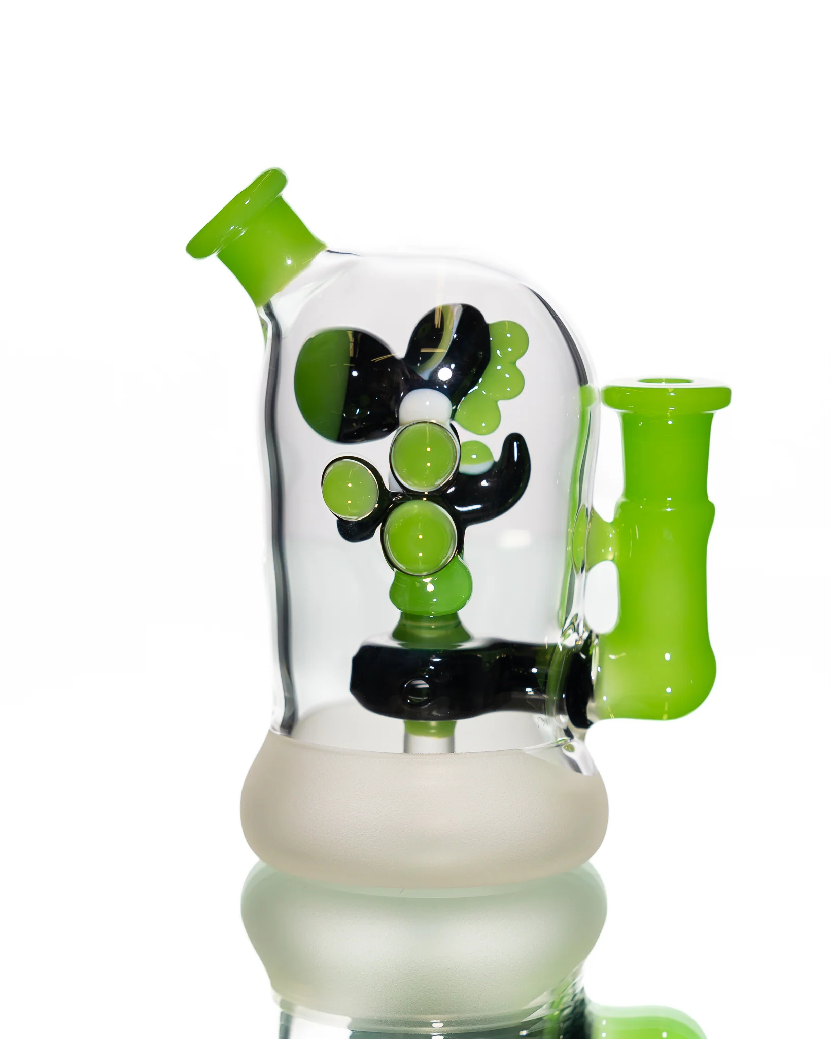 Mitzel Glass - Black/Green Trapped Yoshi #272 - Image 3