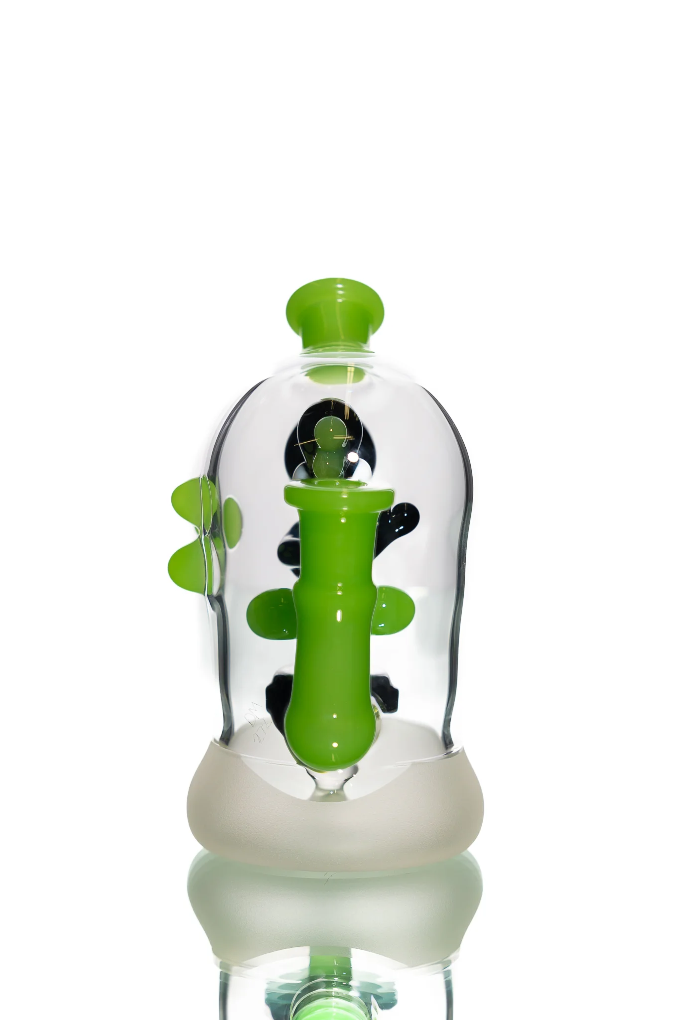 Mitzel Glass - Black/Green Trapped Yoshi #272 - Image 4