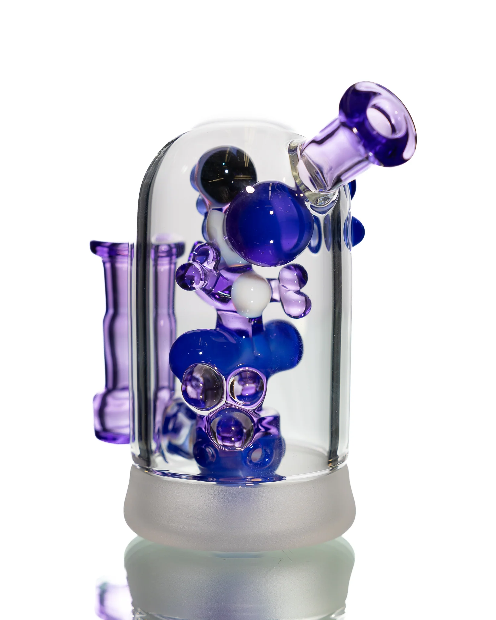 Mitzel Glass- Blue/Purple Trapped Yoshi #266 - Image 2