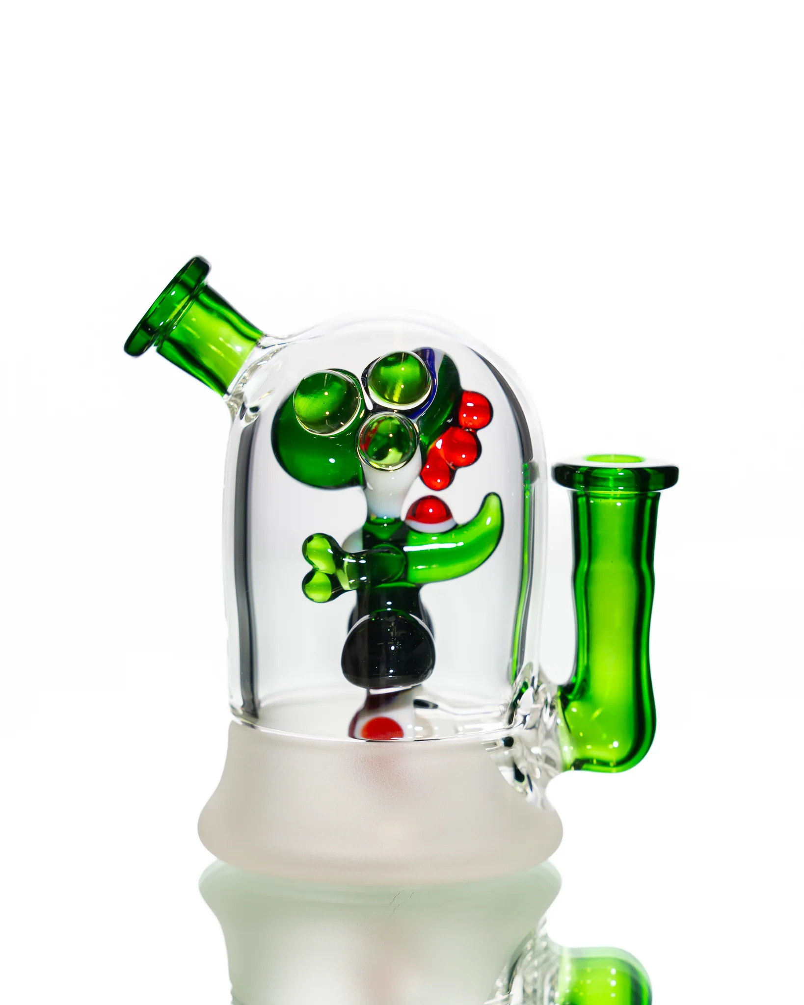 Mitzel Glass - Green Trapped Yoshi #264 - Image 4