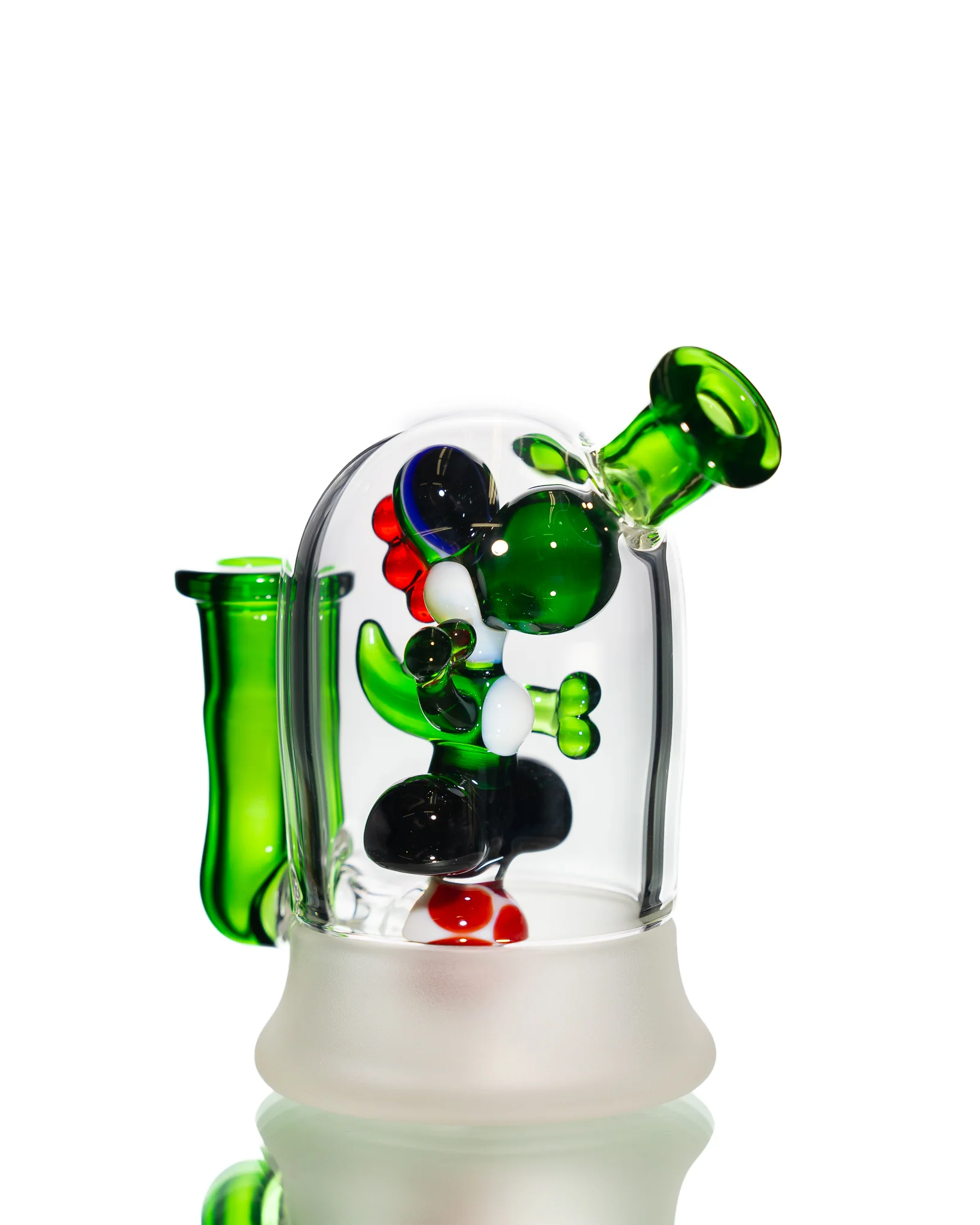 Mitzel Glass - Green Trapped Yoshi #264 - Image 6