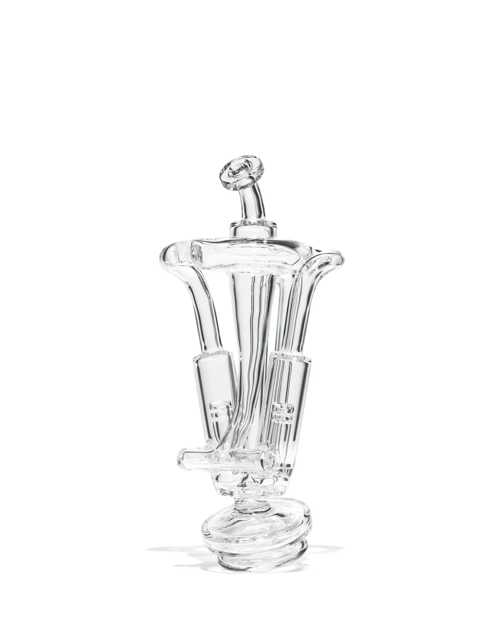 NIB Glass - Puffco V-Twin Recycler - Clear - Image 10
