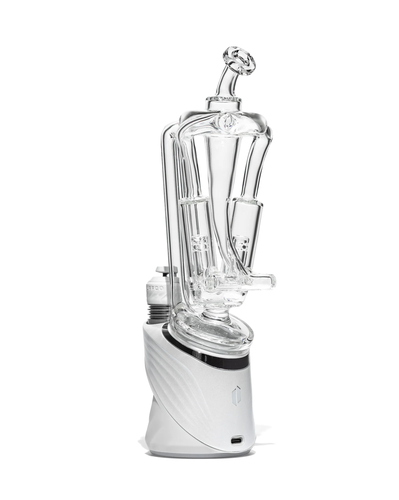 NIB Glass - Puffco V-Twin Recycler - Clear - Image 2