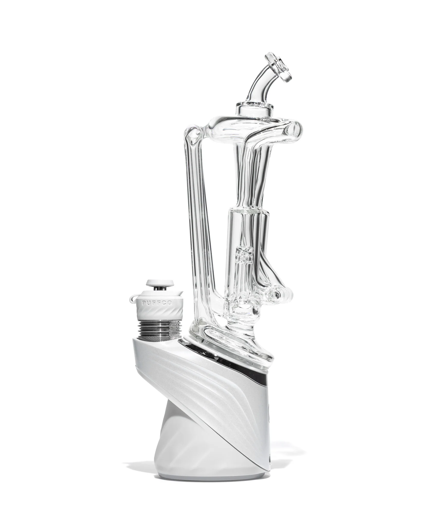 NIB Glass - Puffco V-Twin Recycler - Clear - Image 3