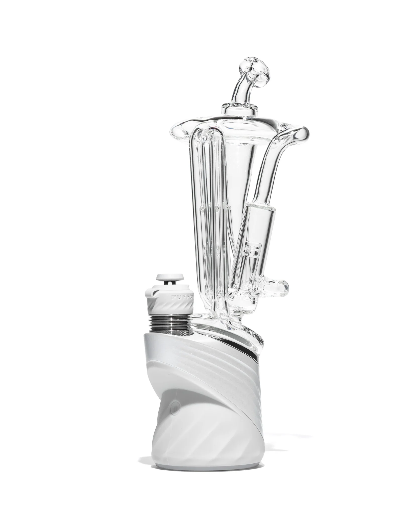 NIB Glass - Puffco V-Twin Recycler - Clear - Image 4