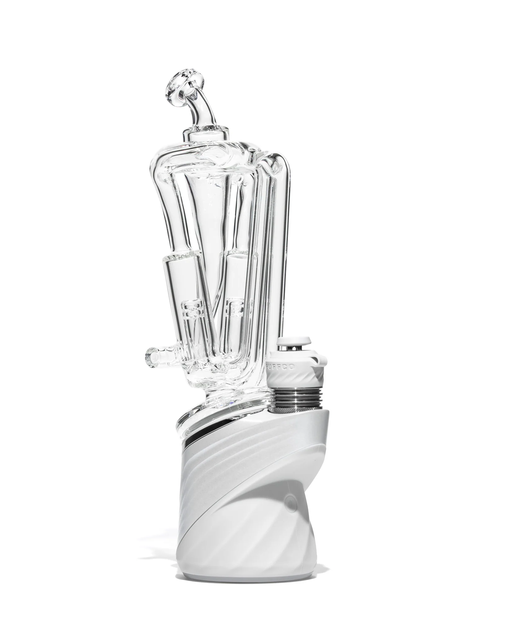NIB Glass - Puffco V-Twin Recycler - Clear - Image 6