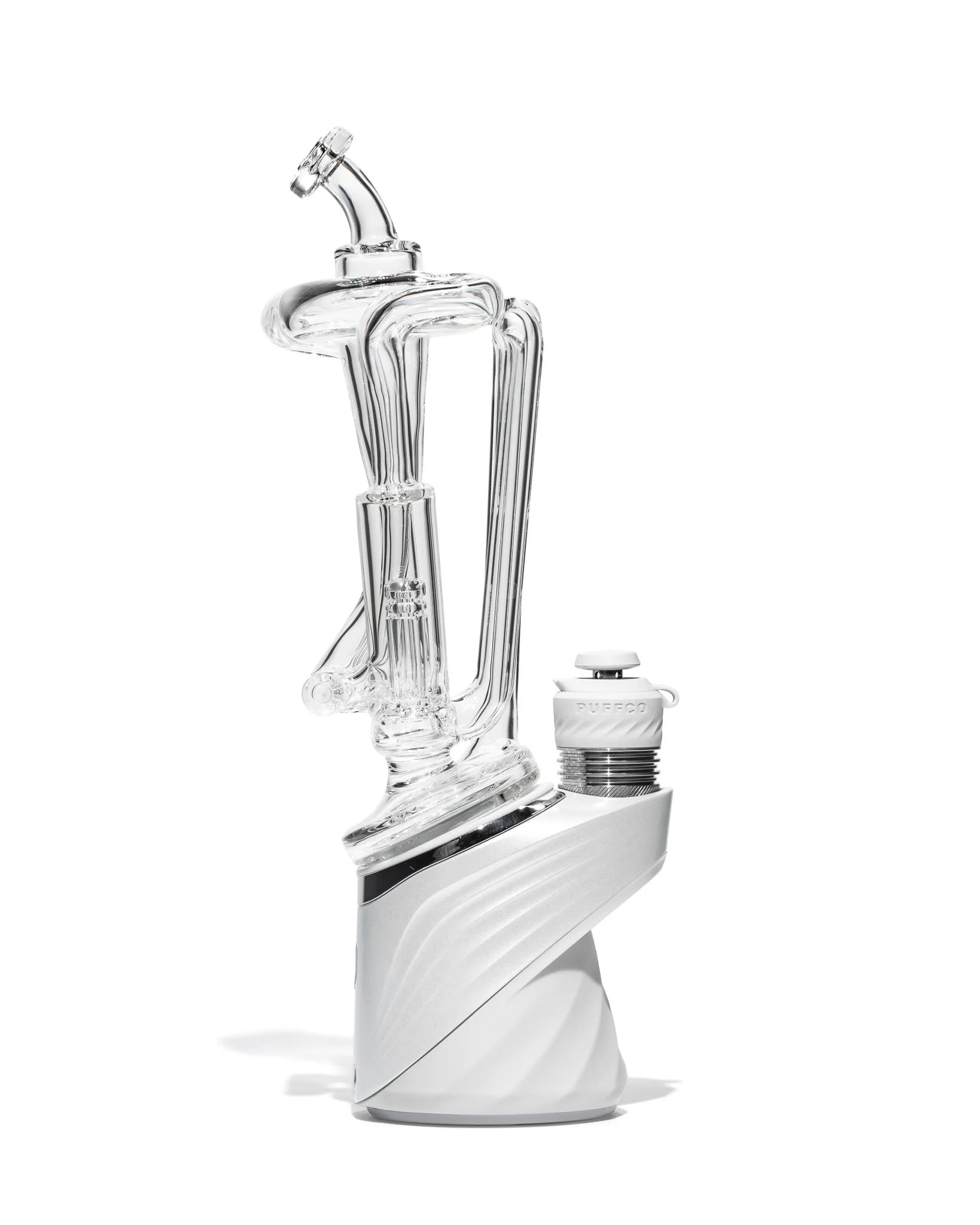NIB Glass - Puffco V-Twin Recycler - Clear - Image 7