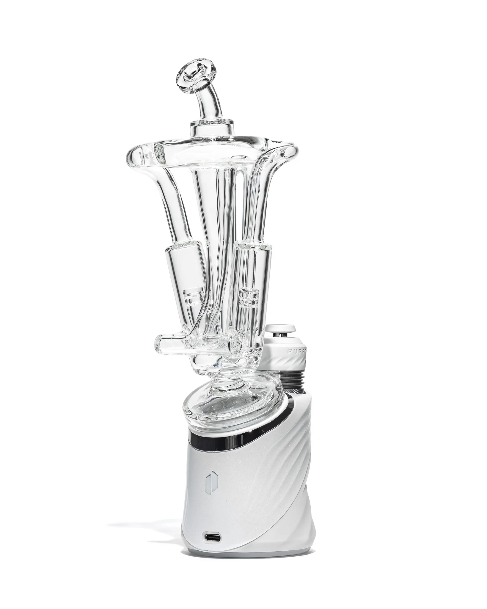 NIB Glass - Puffco V-Twin Recycler - Clear - Image 8
