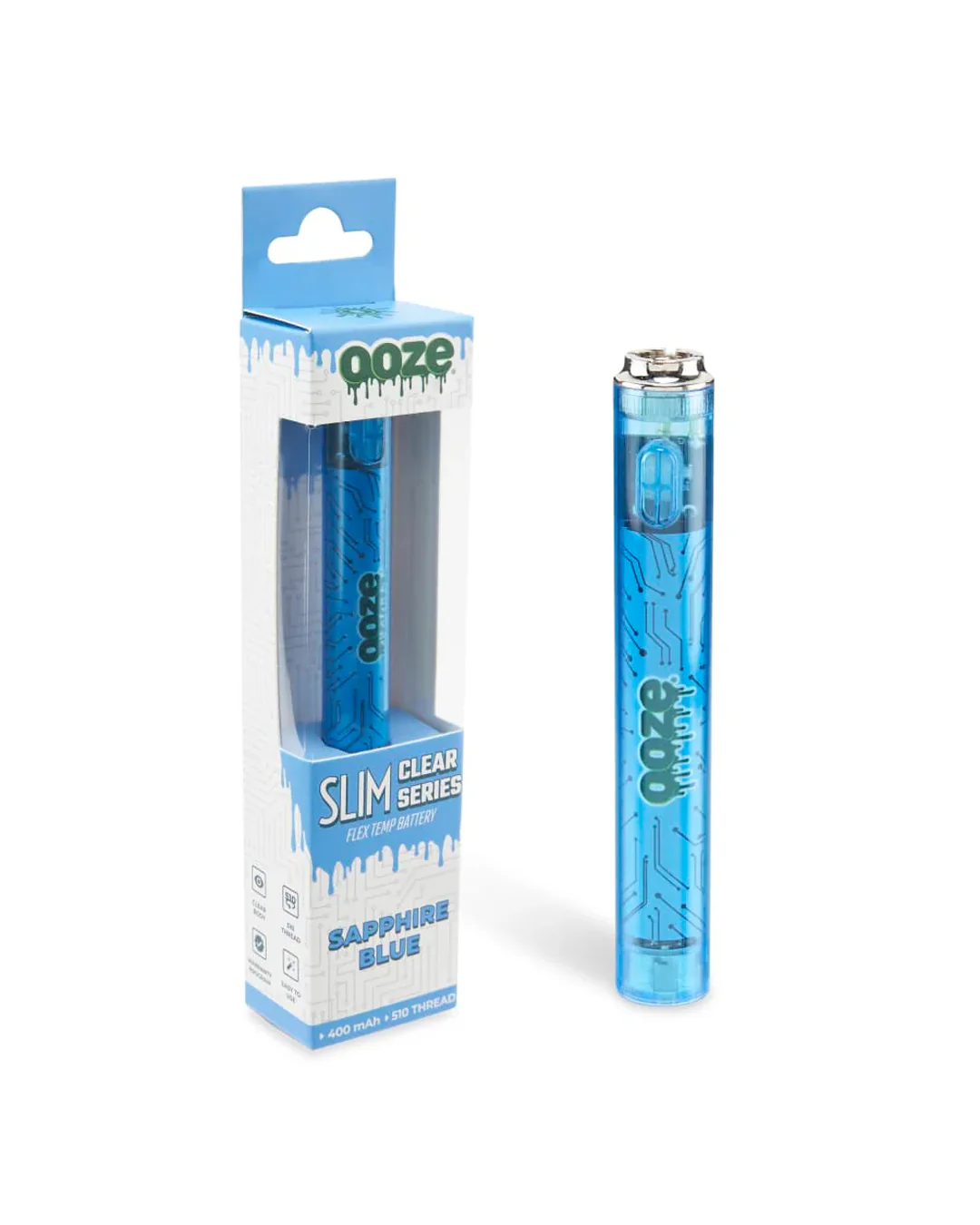 Ooze - Slim Clear Series Transparent 510 Battery - Image 4