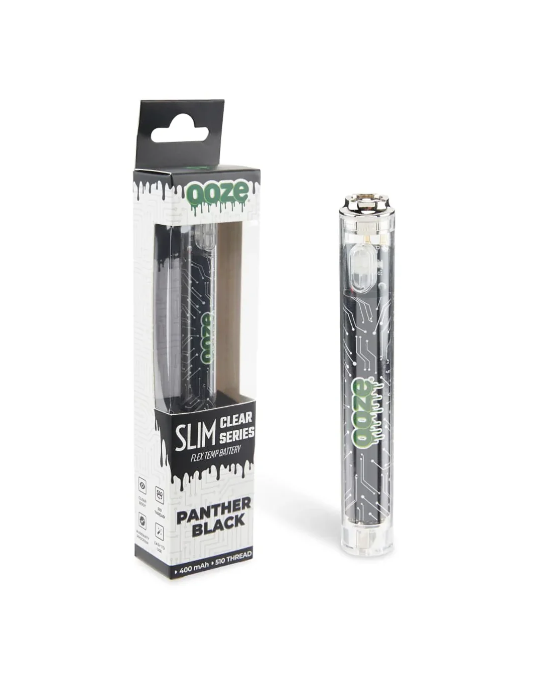 Ooze - Slim Clear Series Transparent 510 Battery - Image 5