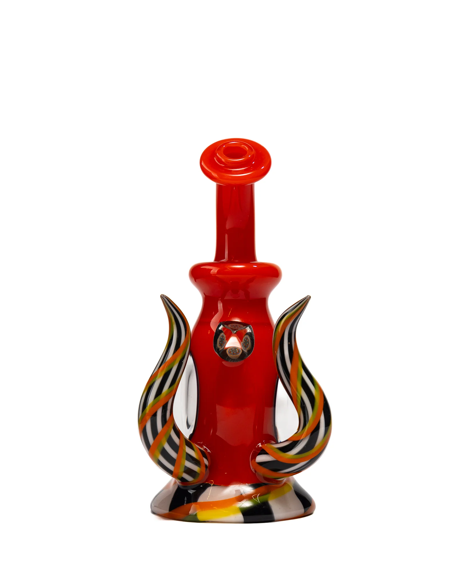 OTW Glass - Red/Clear Mini Tube w/ Slurper Set - Image 4