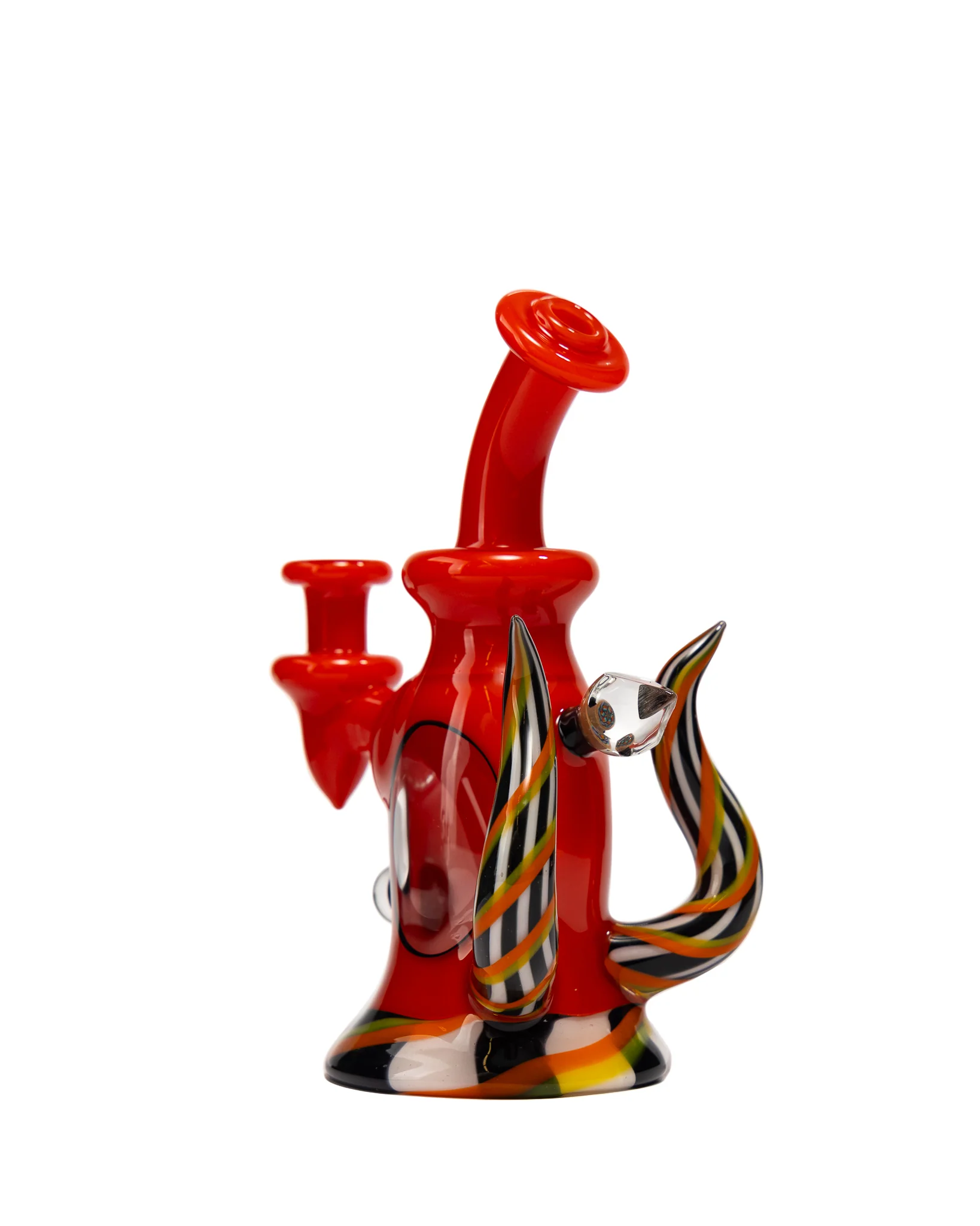 OTW Glass - Red/Clear Mini Tube w/ Slurper Set - Image 5