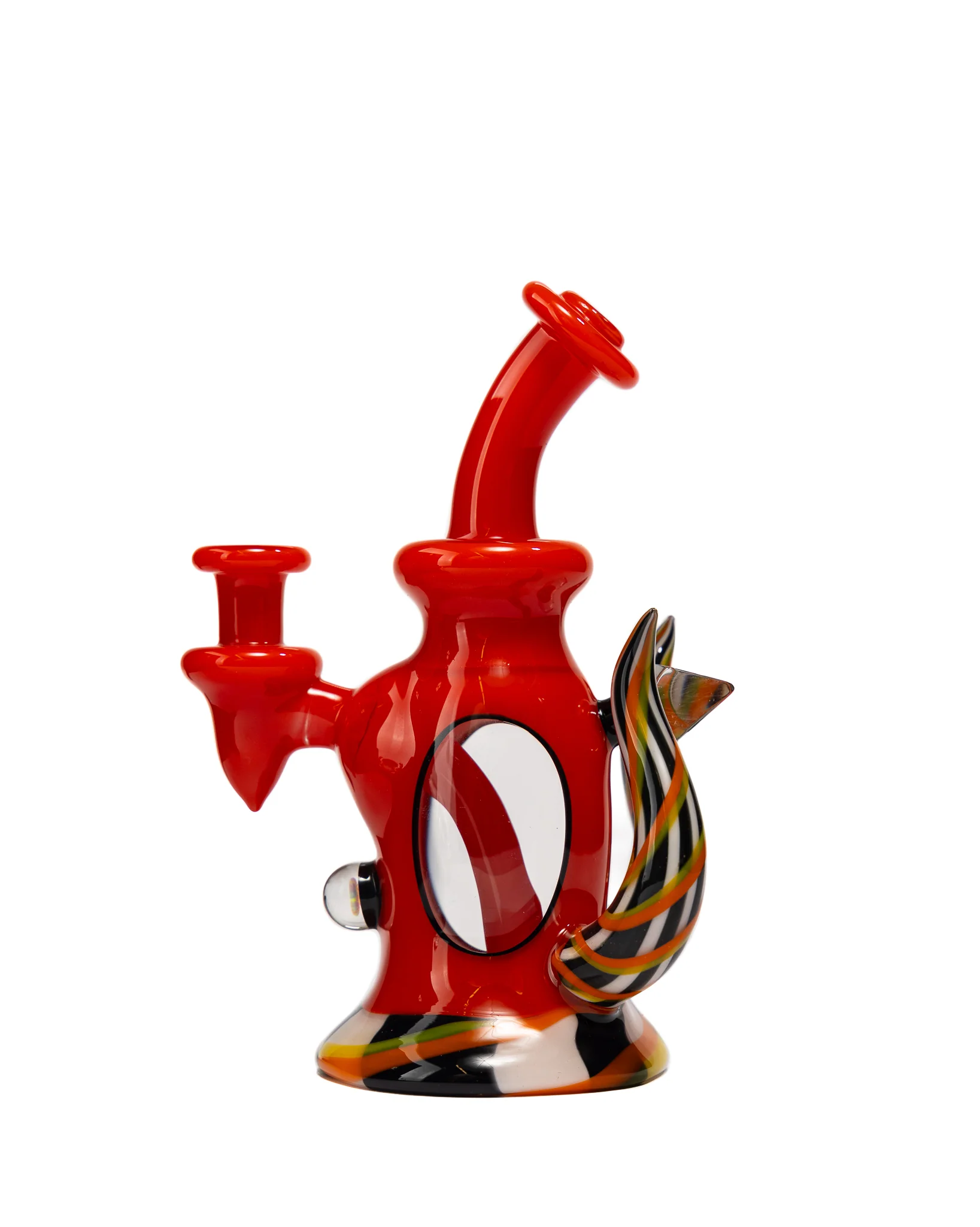 OTW Glass - Red/Clear Mini Tube w/ Slurper Set - Image 6