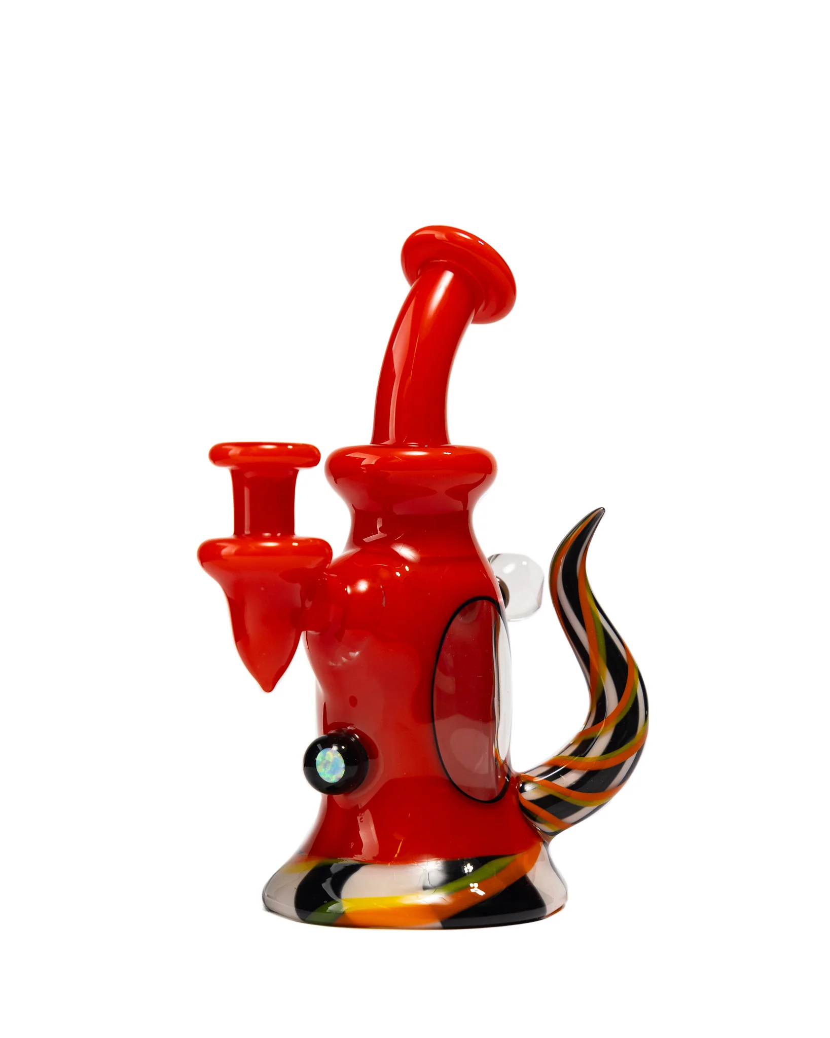 OTW Glass - Red/Clear Mini Tube w/ Slurper Set - Image 7