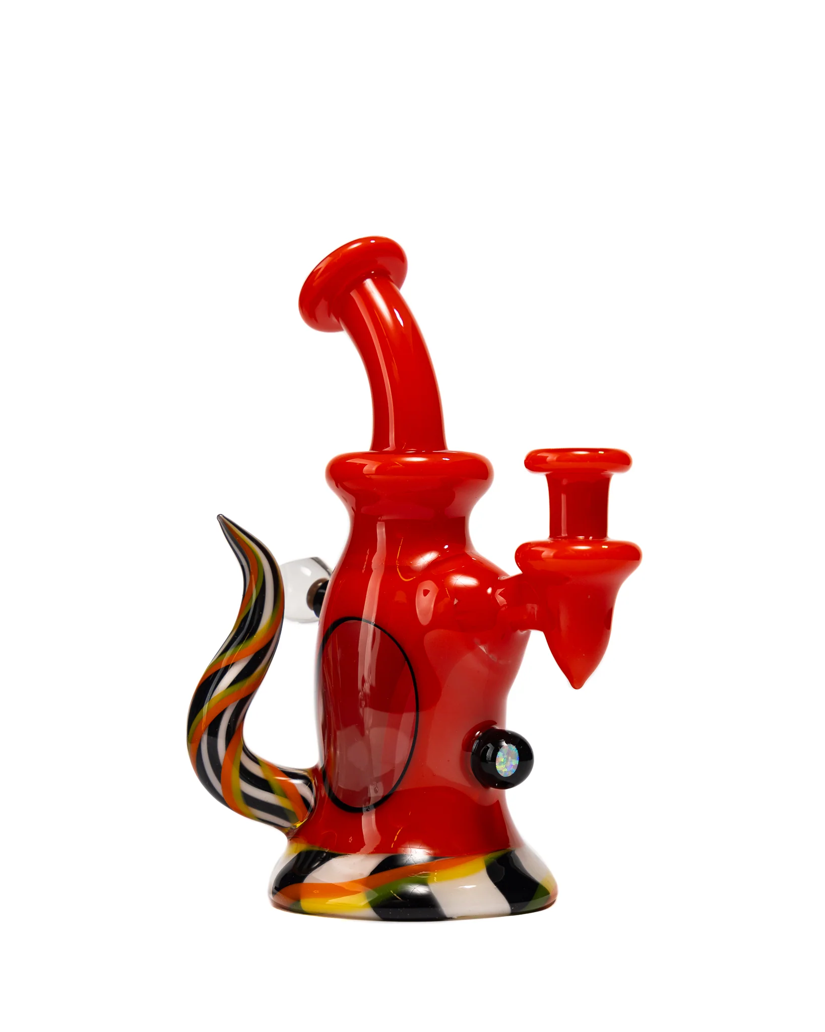 OTW Glass - Red/Clear Mini Tube w/ Slurper Set - Image 9