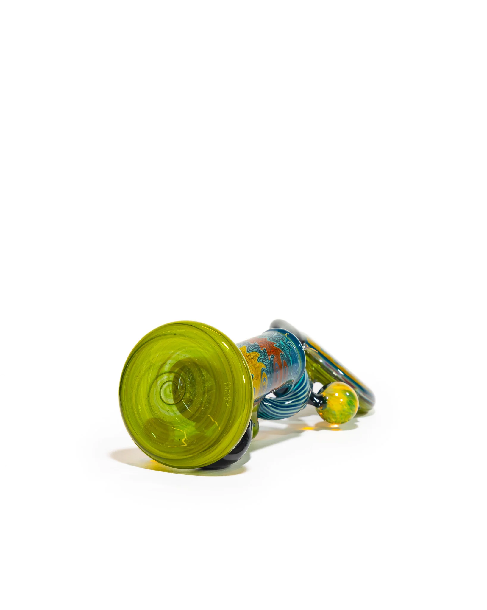 Portal Glass - Dewar - Green, Blue & Yellow - Image 9