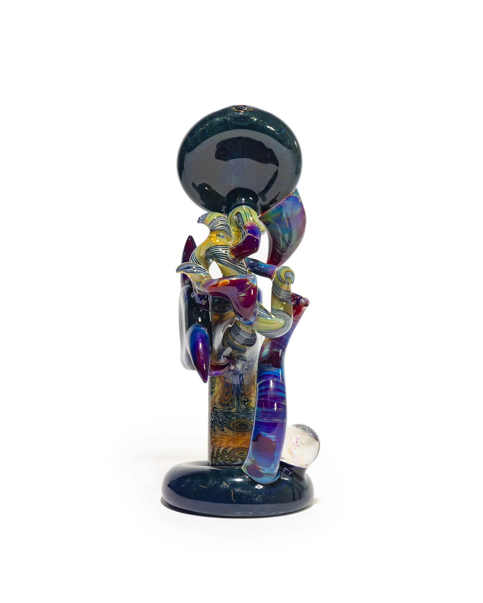 Portal Glass - Dewar - Blue, Purple and White - Image 5